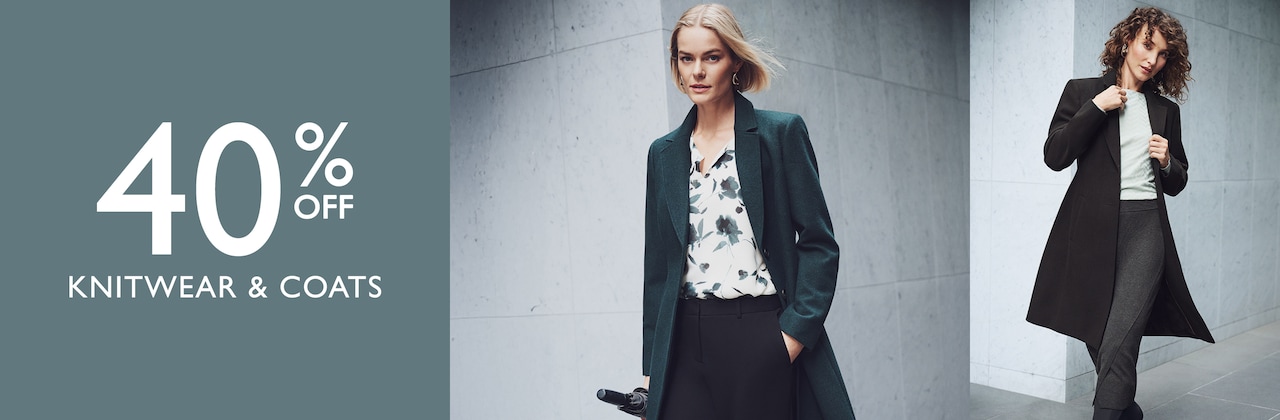 40% Off All Knitwear & Coats