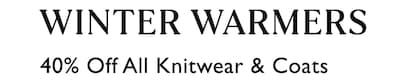 Winter Warmers | 40% Off All Knitwear, Coats & Pants | Shop 40% Off