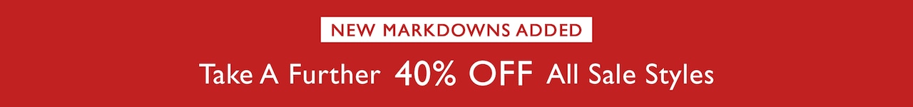 Take A Further 40% Off All Sale Styles.