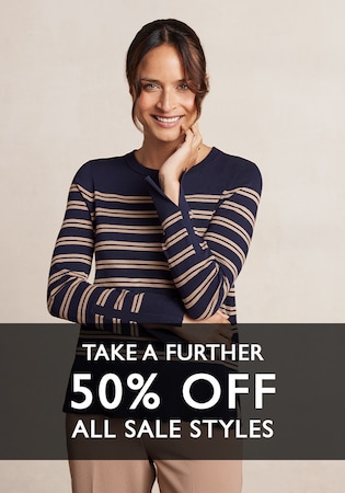 Online Only | Further 50% Off All Sale Styles