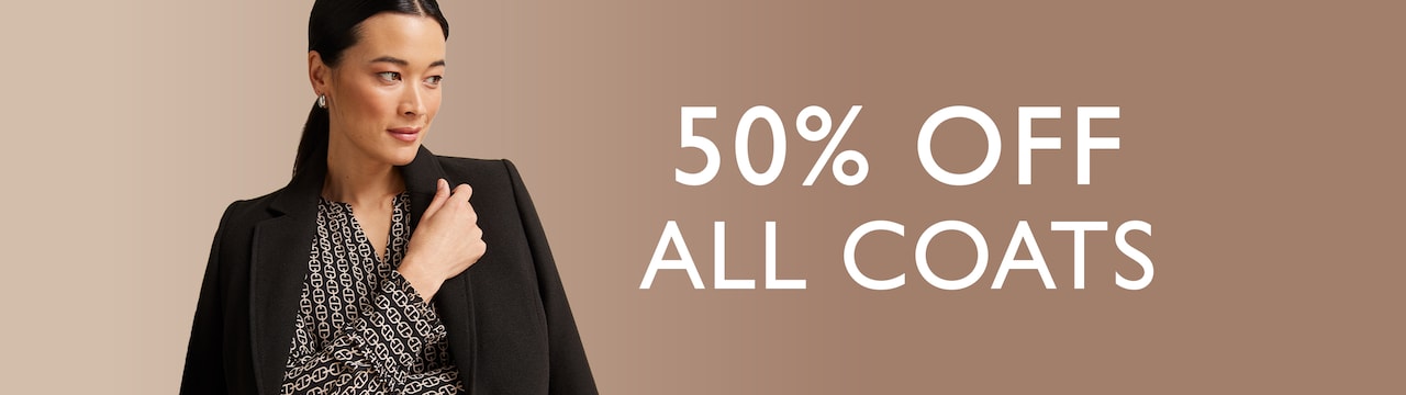 50% Off All Coats
