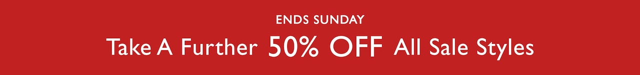  Take A Further 50% Off All Sale Styles