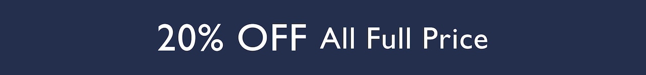 20% Off All Full Price