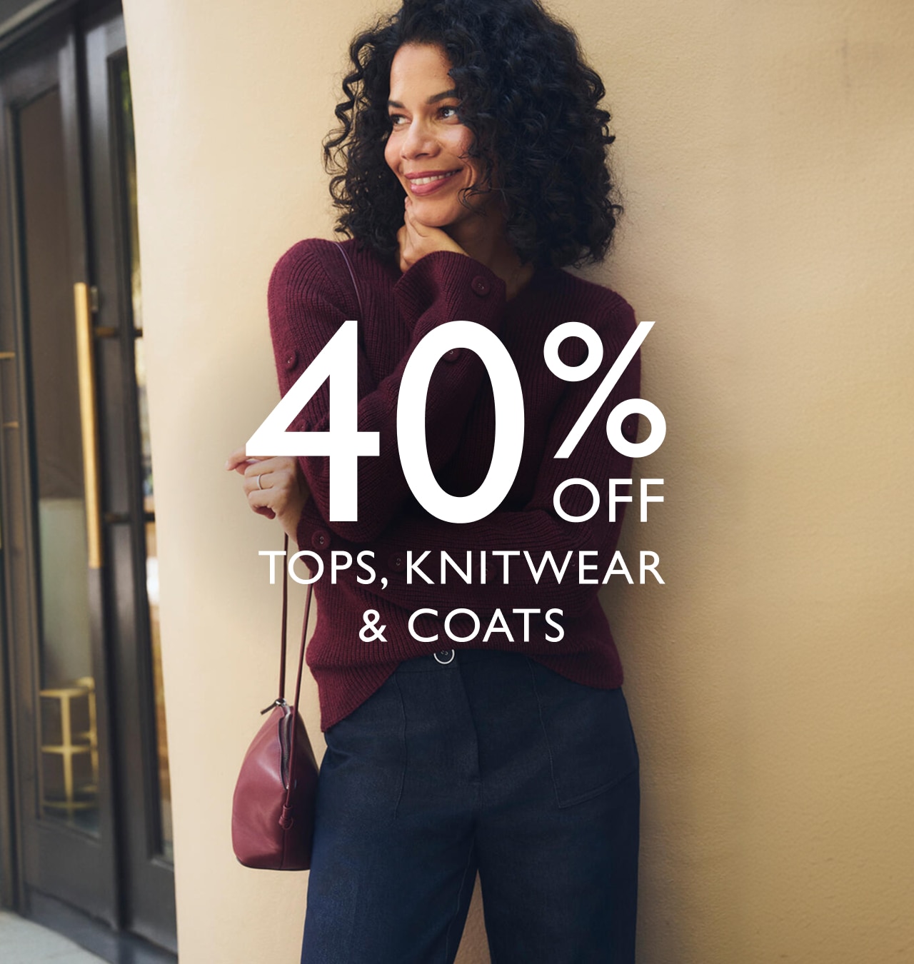40% Off Tops, Knitwear & Coats