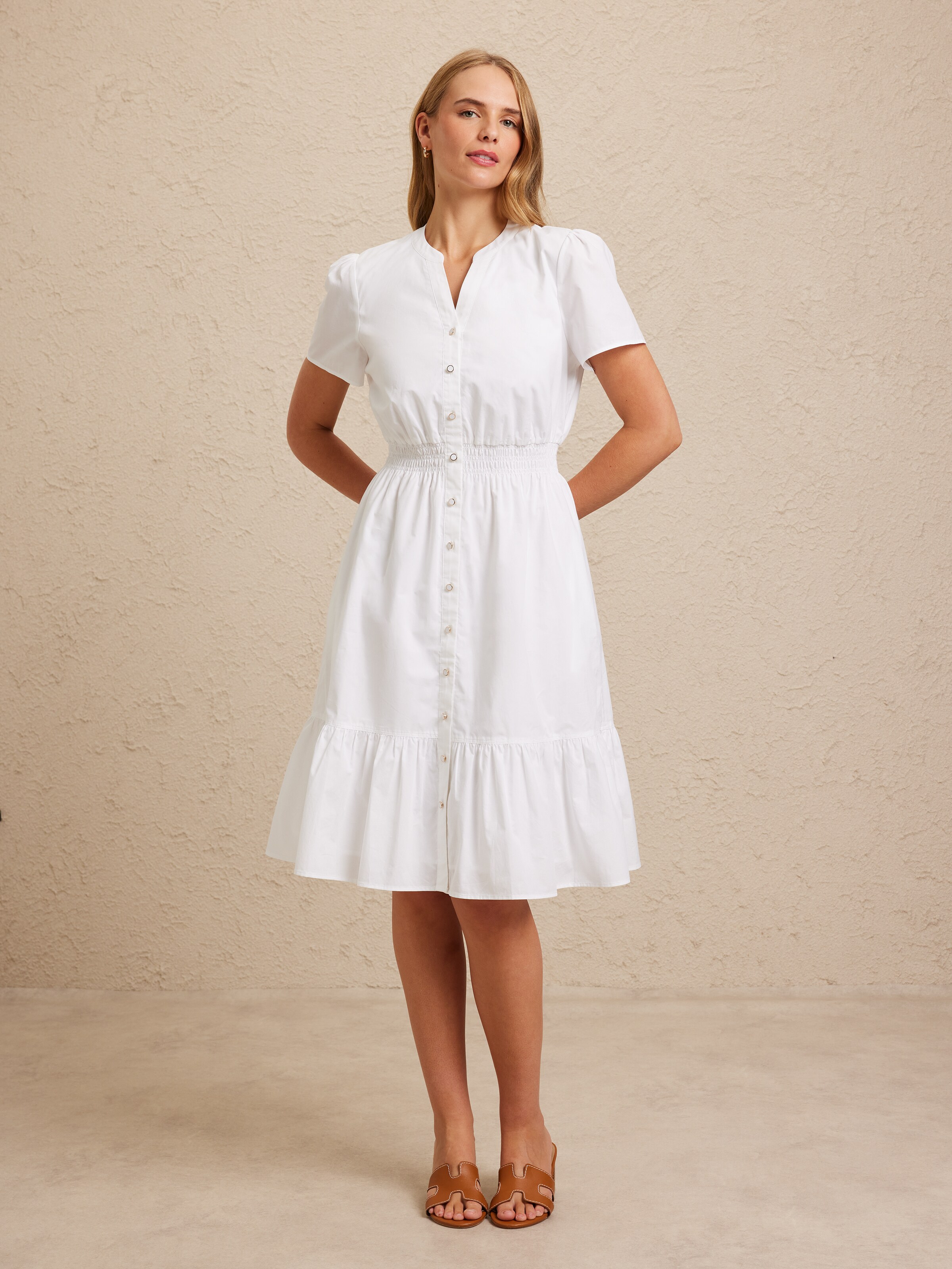 Kate Cotton Poplin Dress