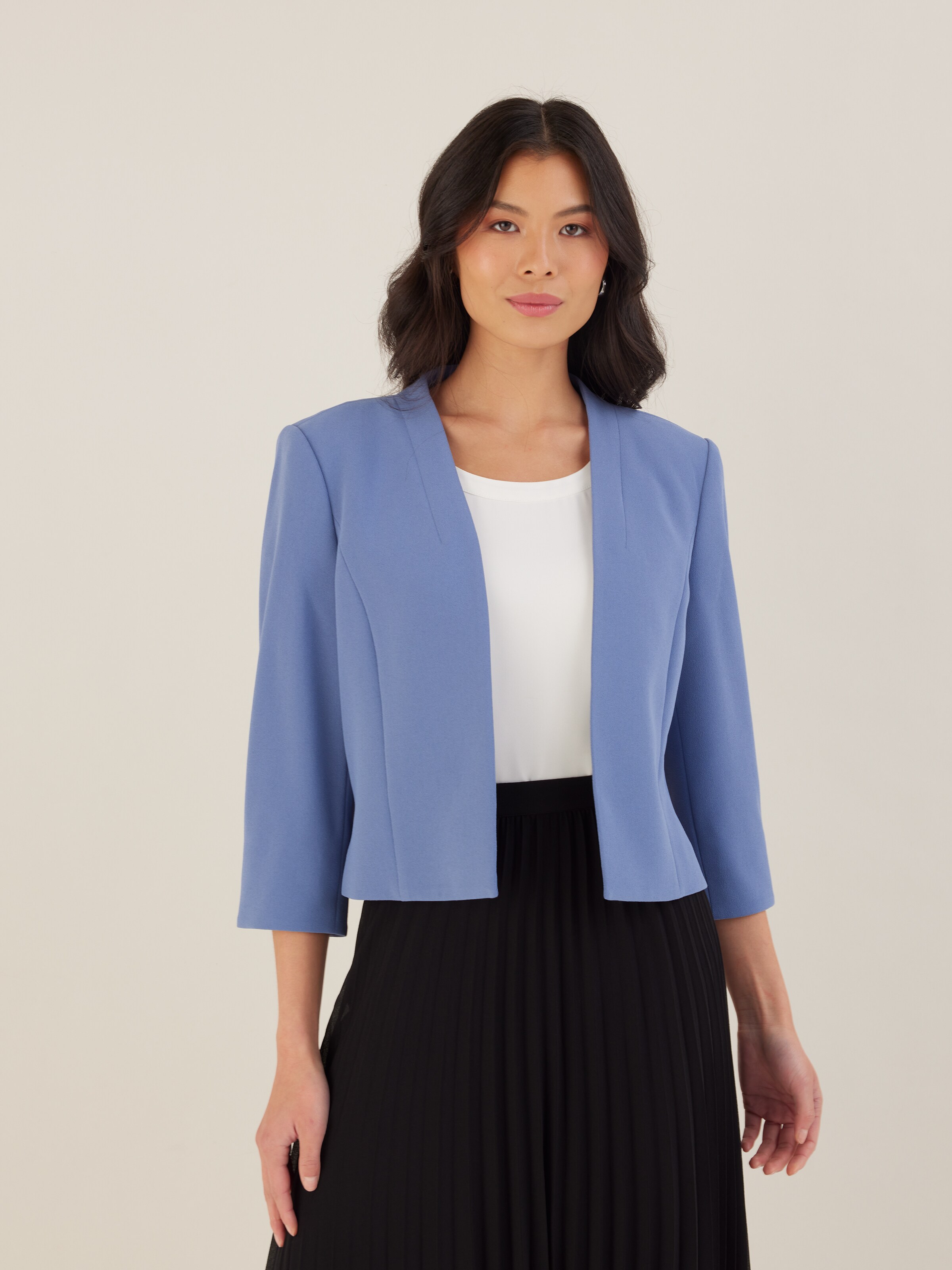 Crop Fashion Crepe Jacket