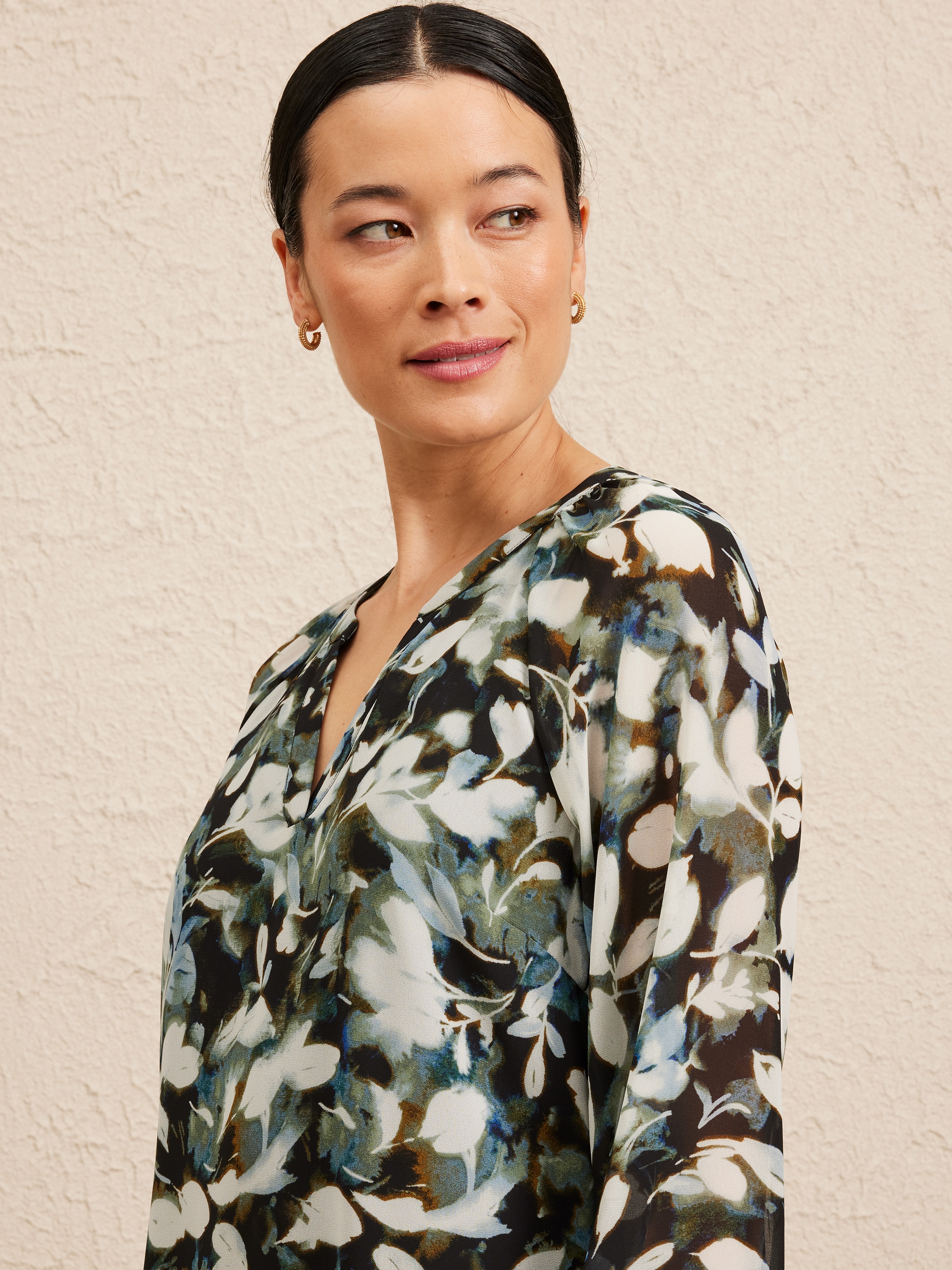 Nina Frill Hem Tunic Dress