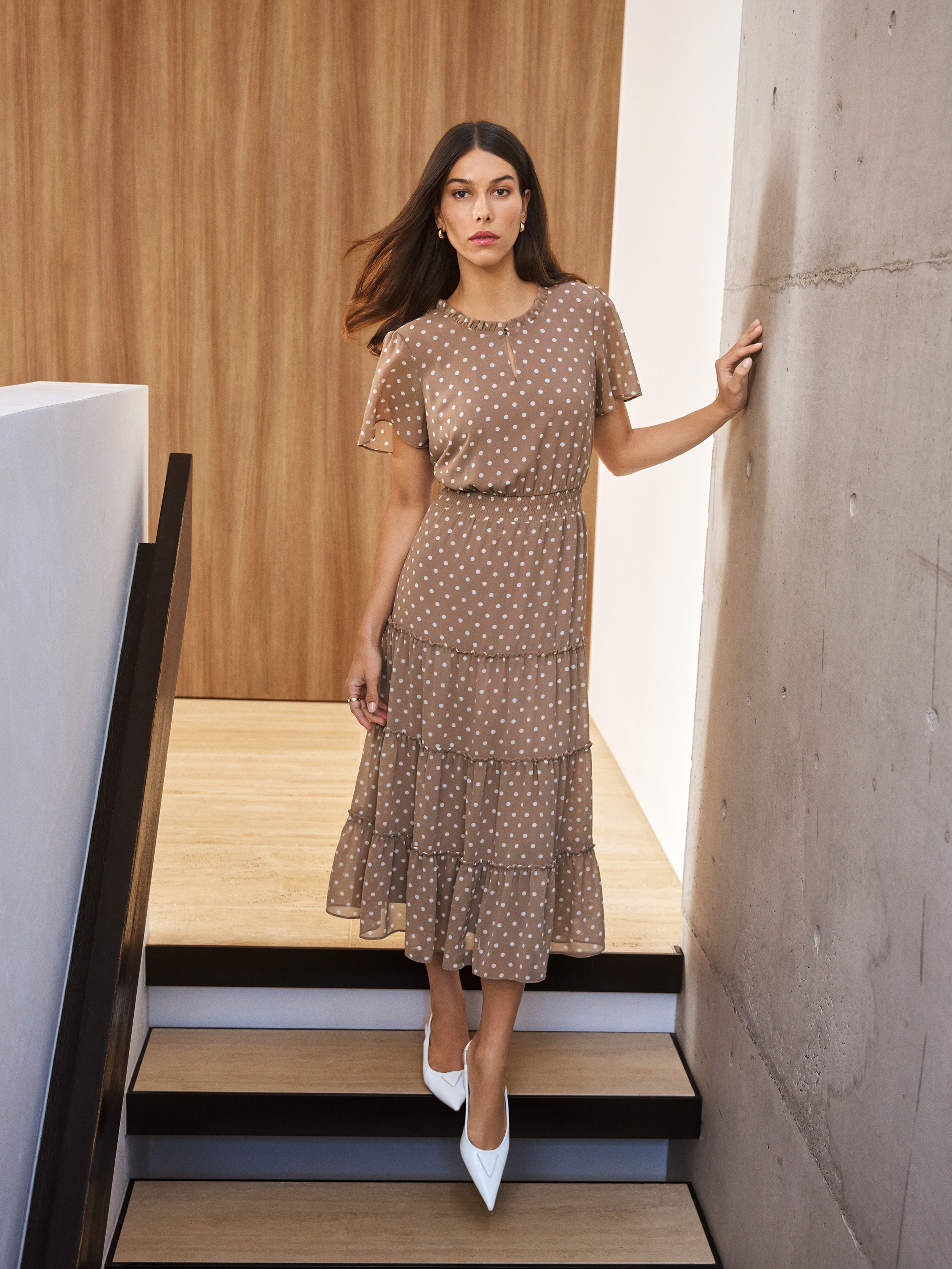 Suri Layered Midi Dress