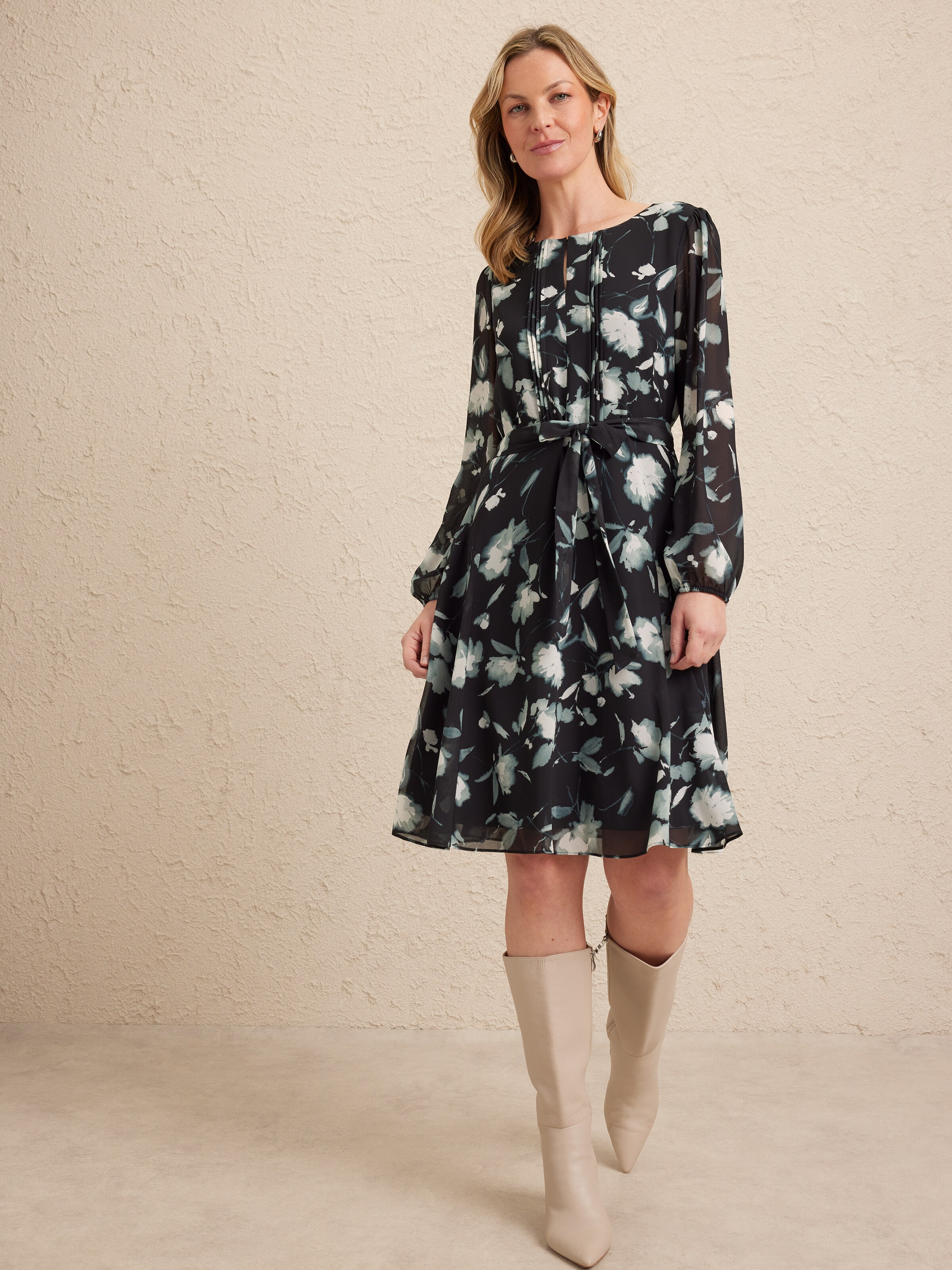 Leigh Fit & Flare Dress