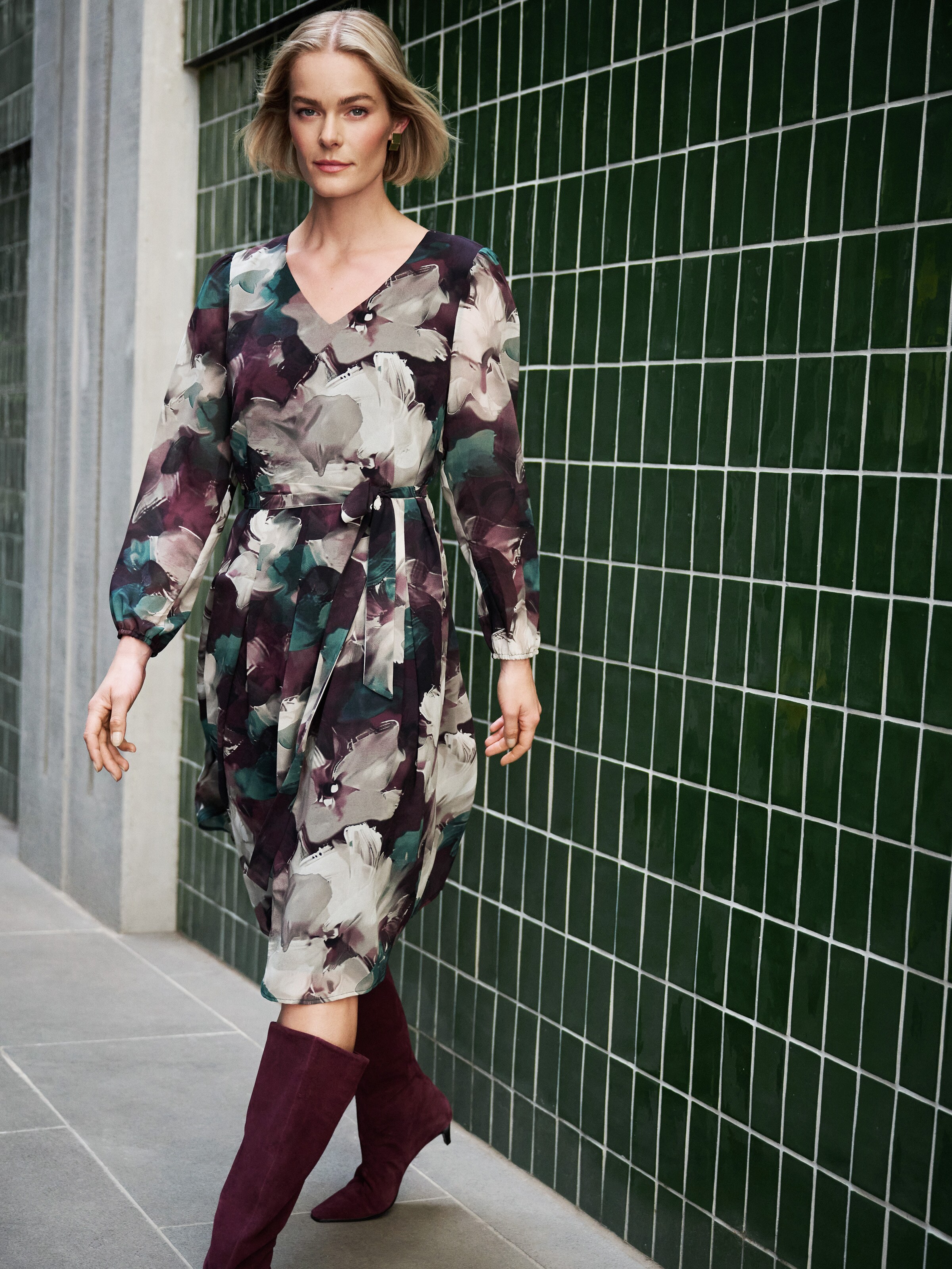Naomi Fit & Flare Dress