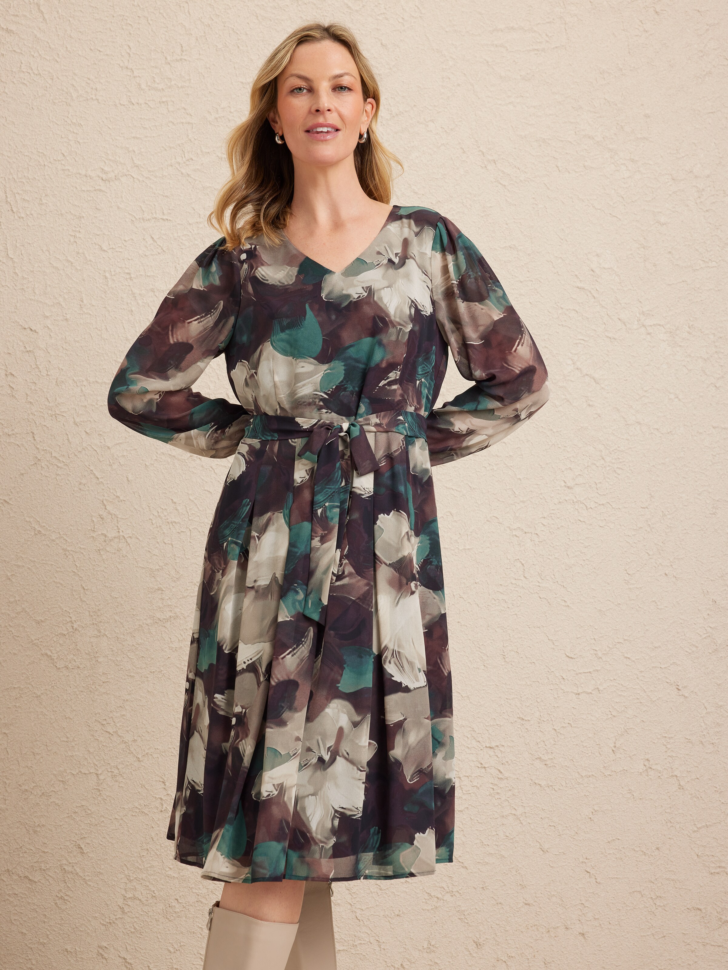 Naomi Fit & Flare Dress