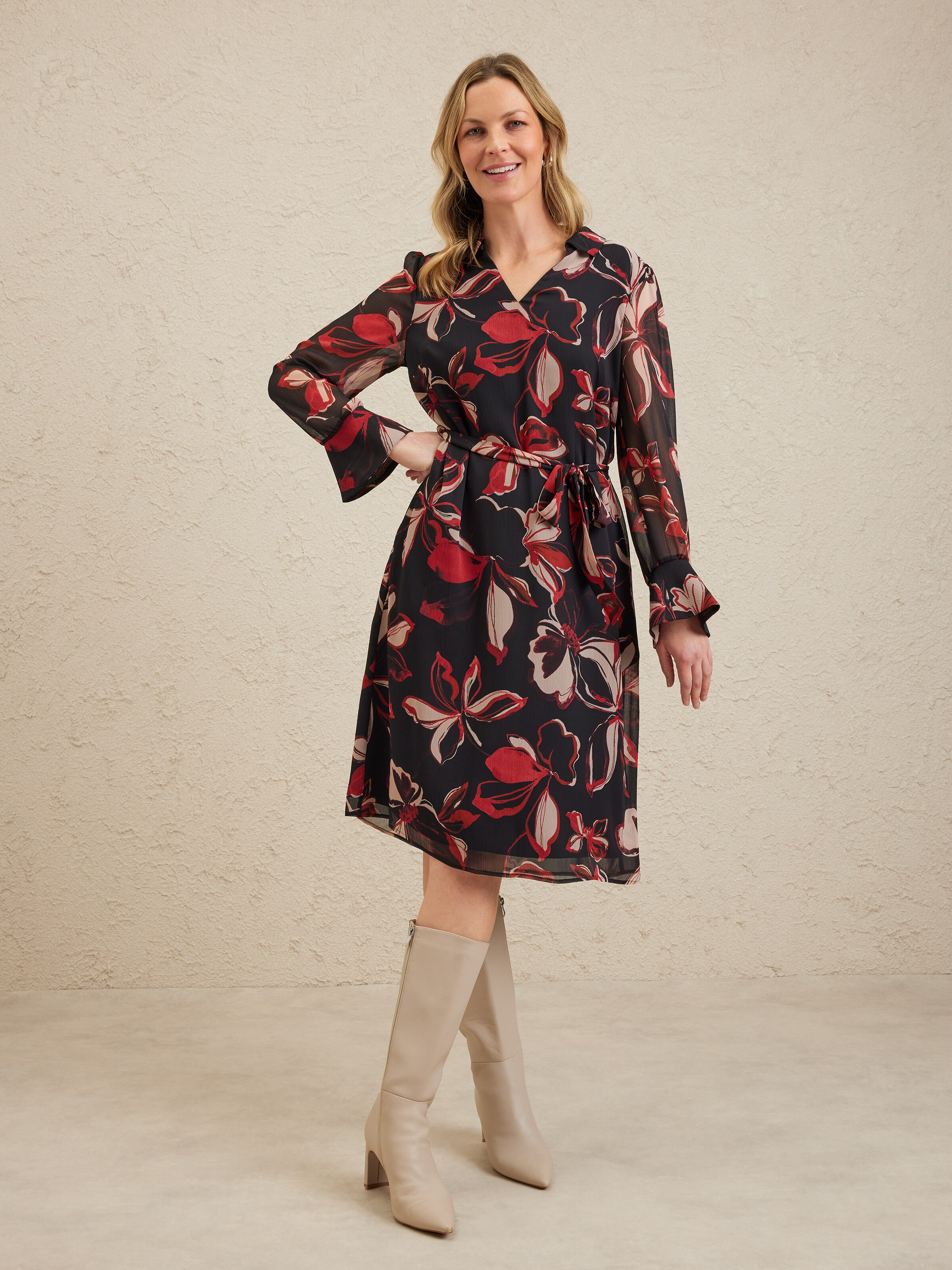 Betty Belted Tunic Dress