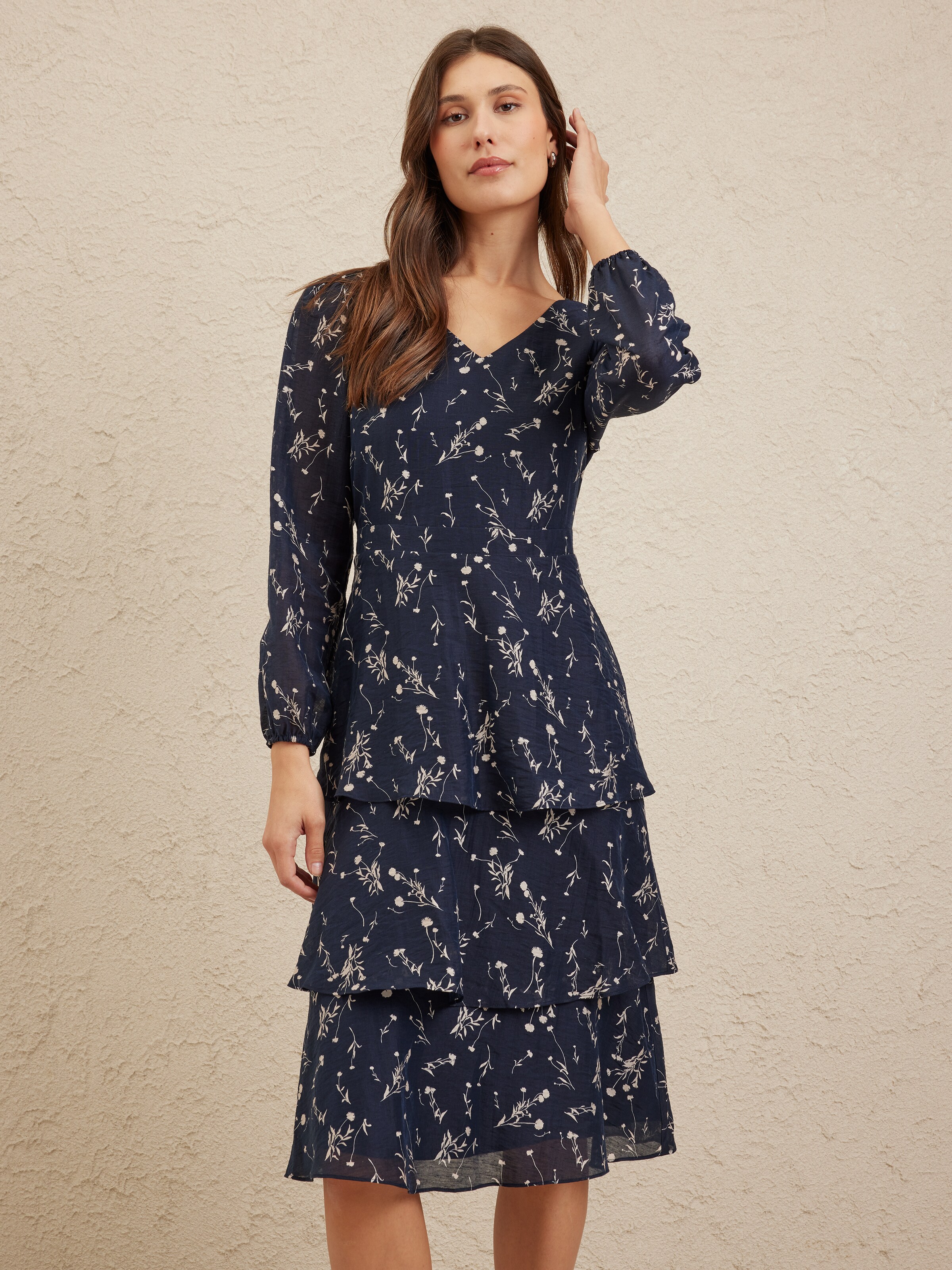 Teresa Tiered Midi Dress