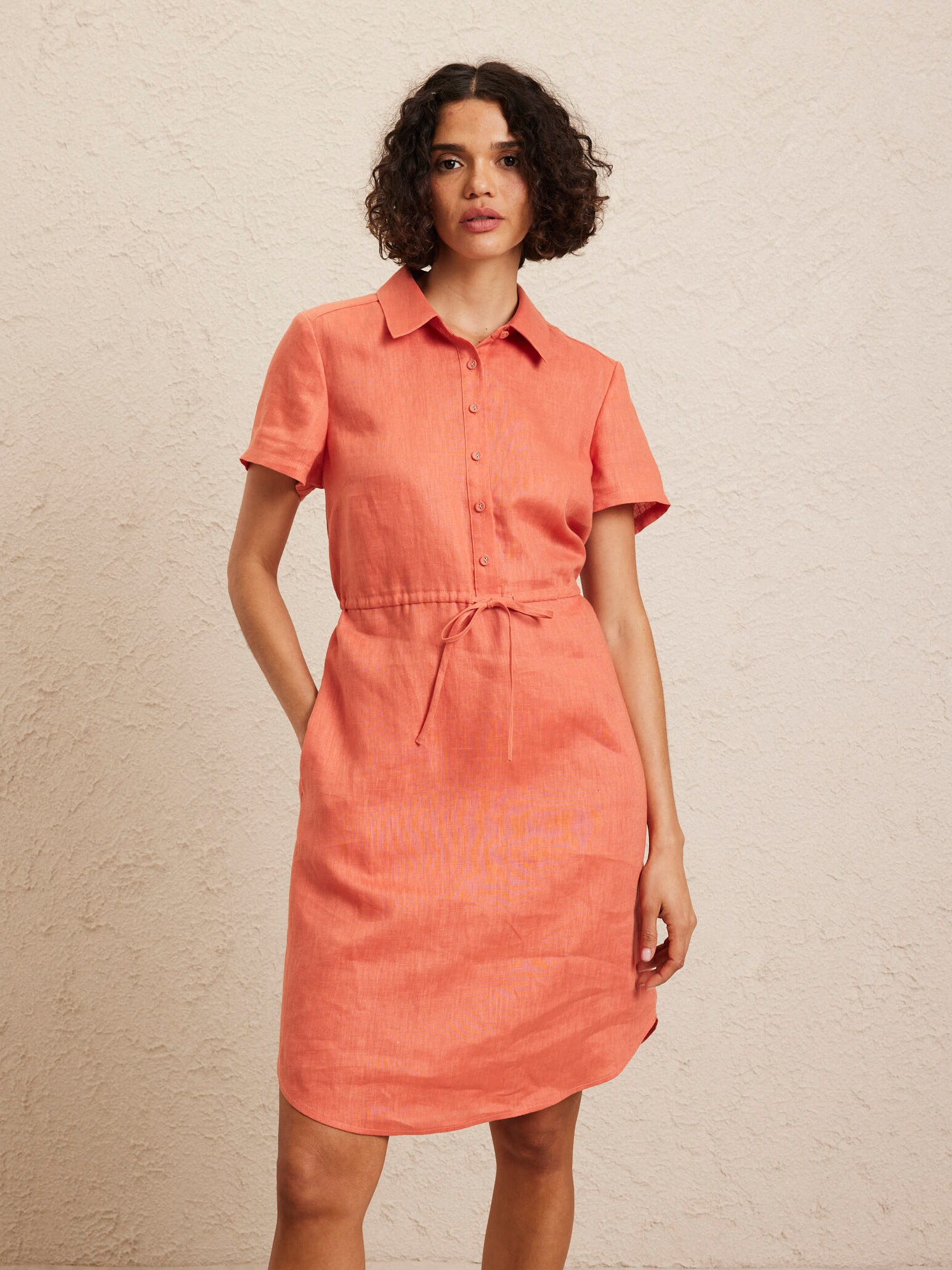 Frankie Linen Shift Dress