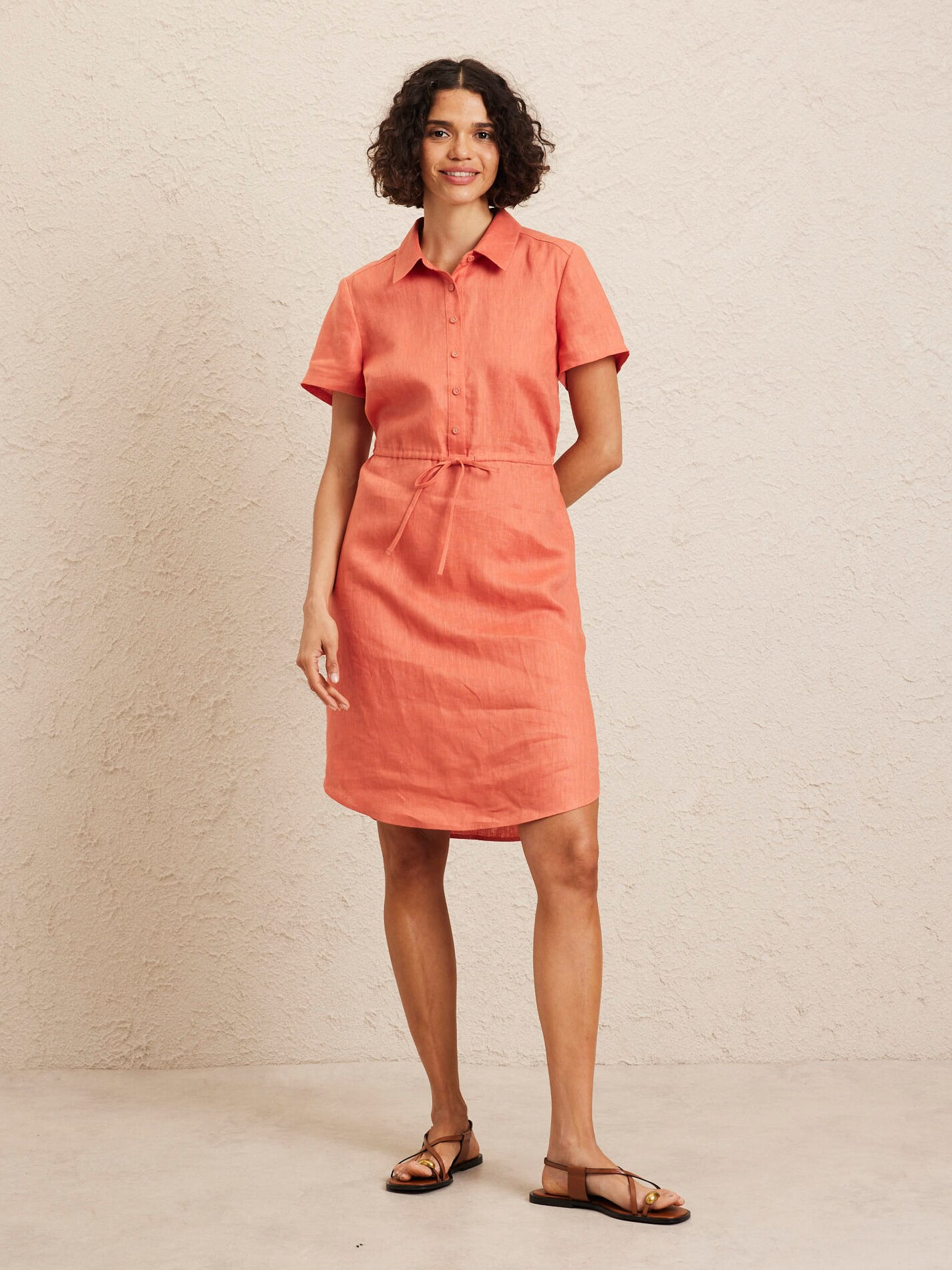 Frankie Linen Shift Dress