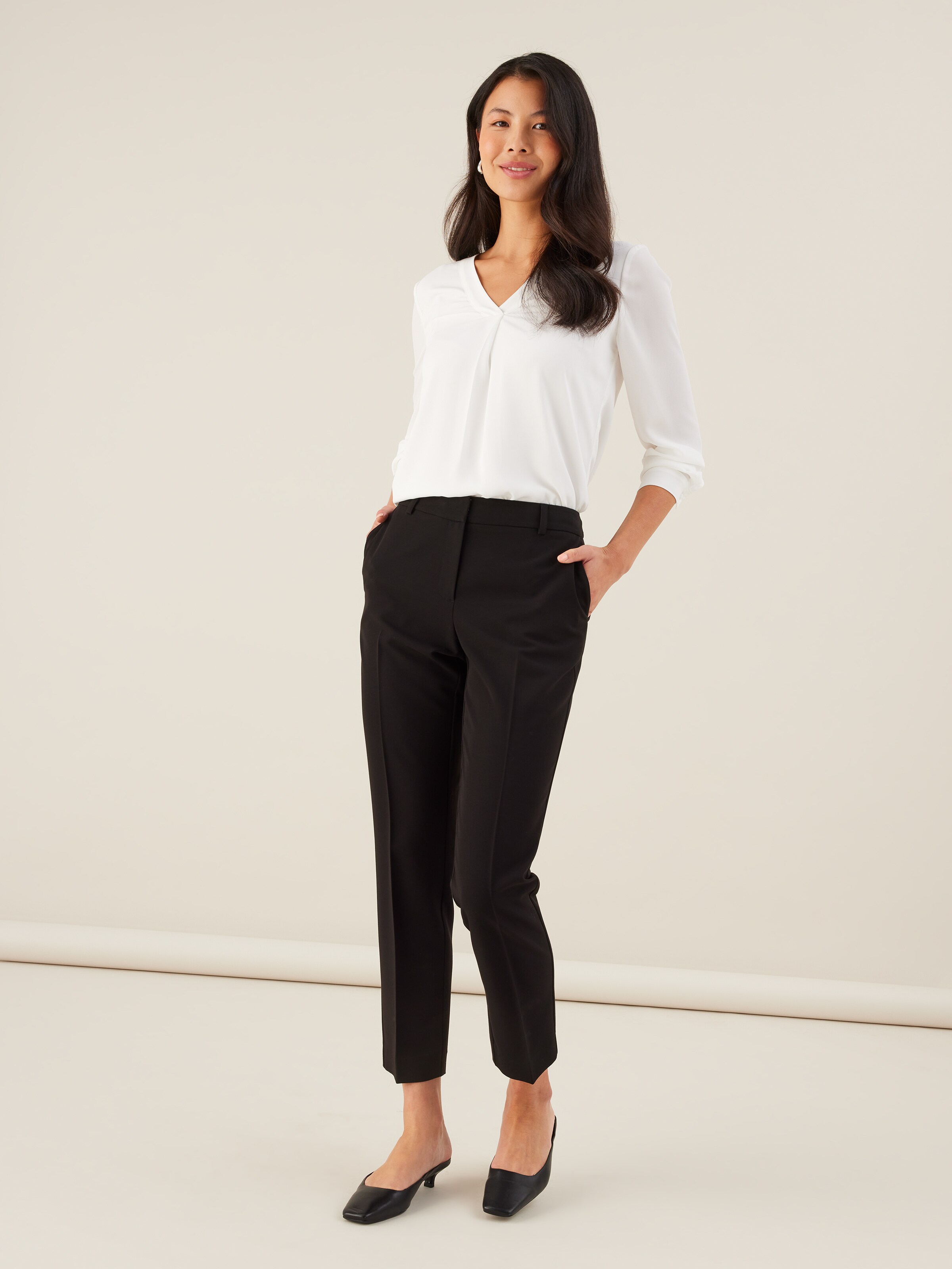 Slim Ankle Suit Pant