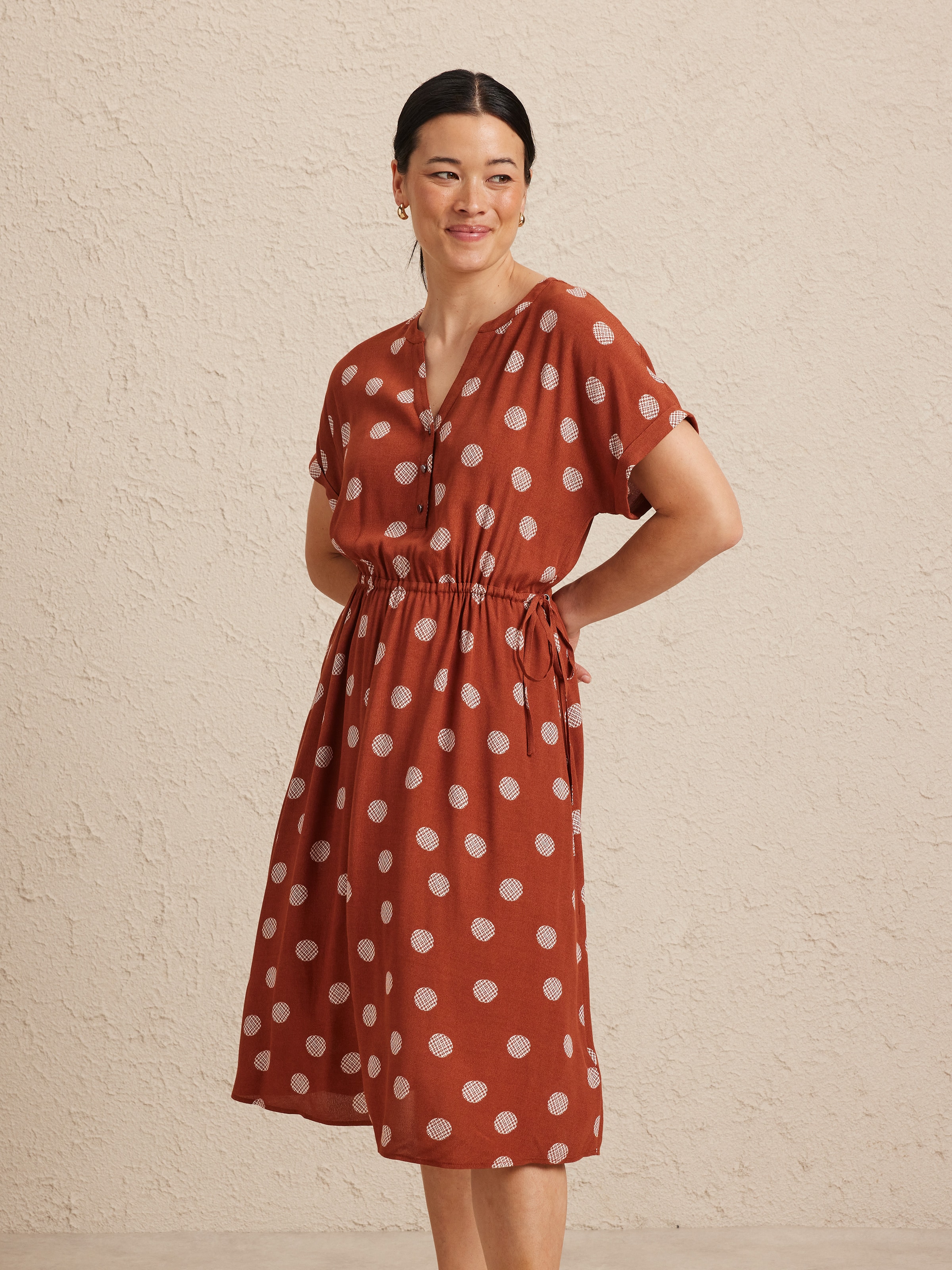Pia Popover Midi Dress