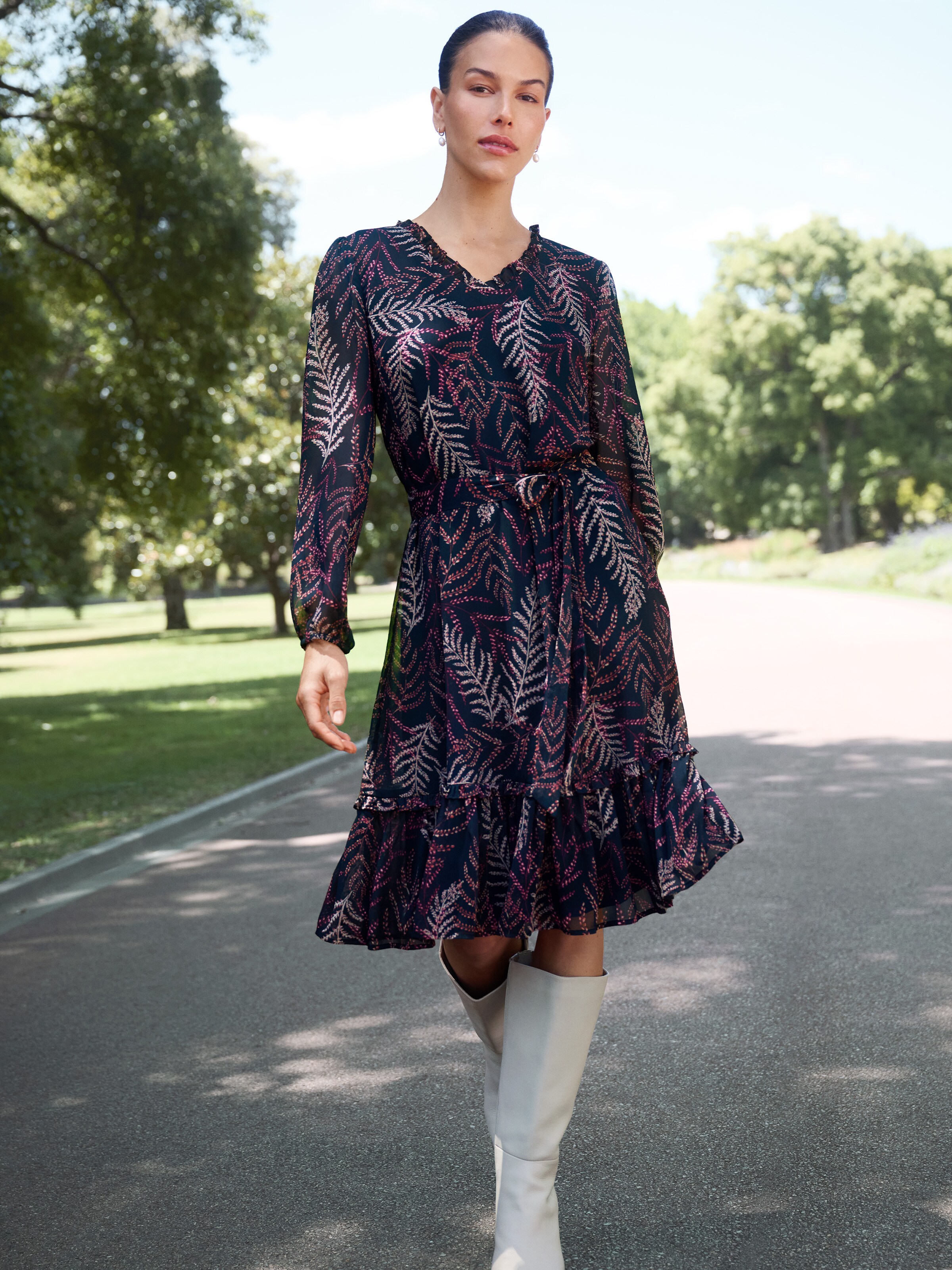 Ella Ruffle Tunic Dress