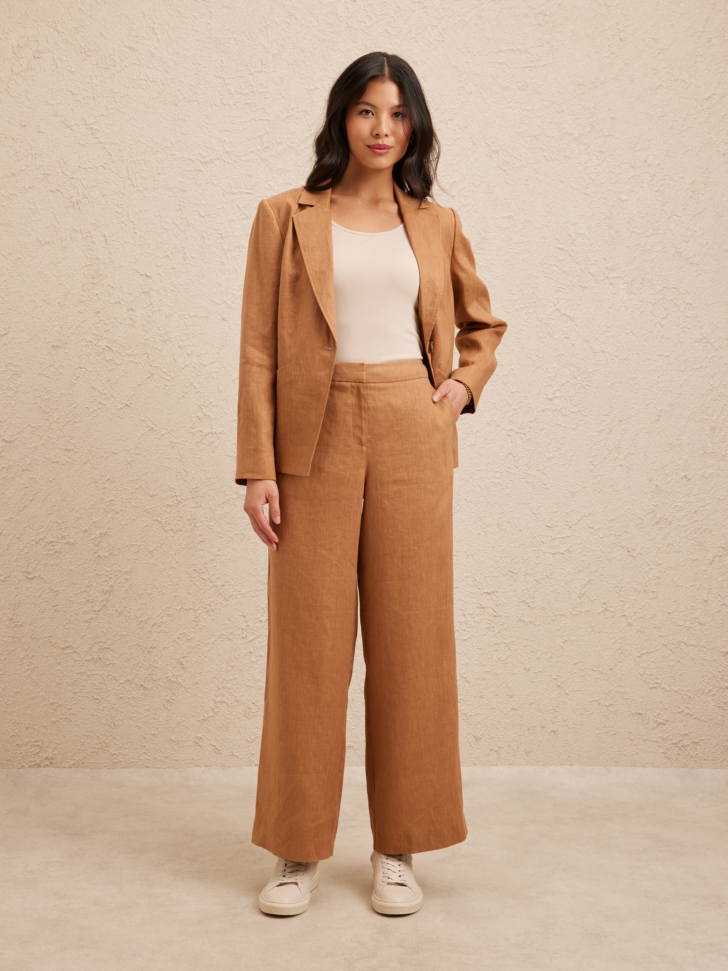 Palazzo Linen Pant