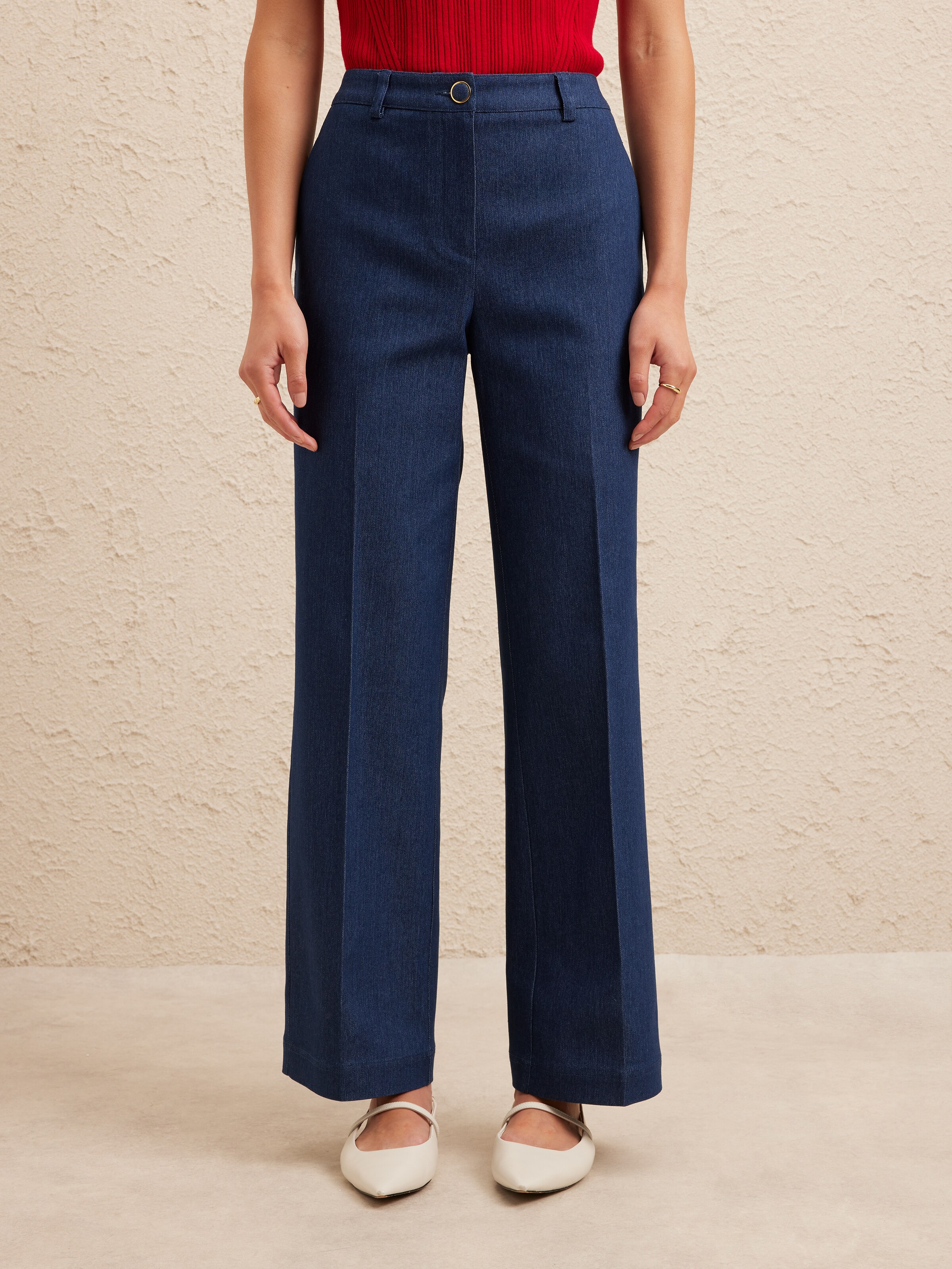 Denim Full Length Pant