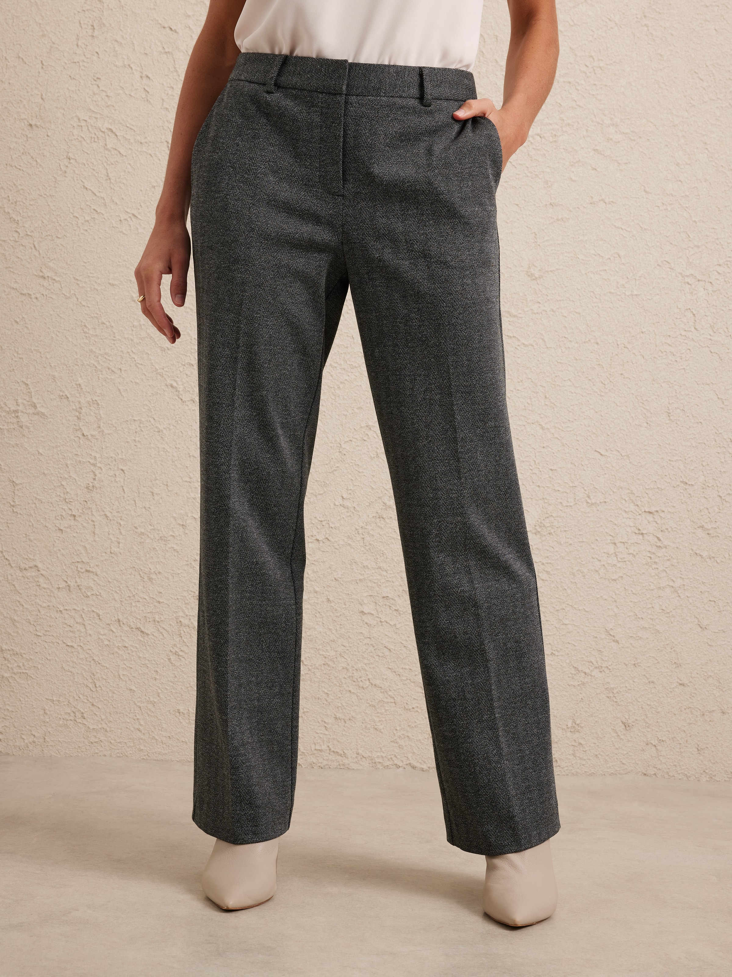 Lana Wide Leg Ponte Pant