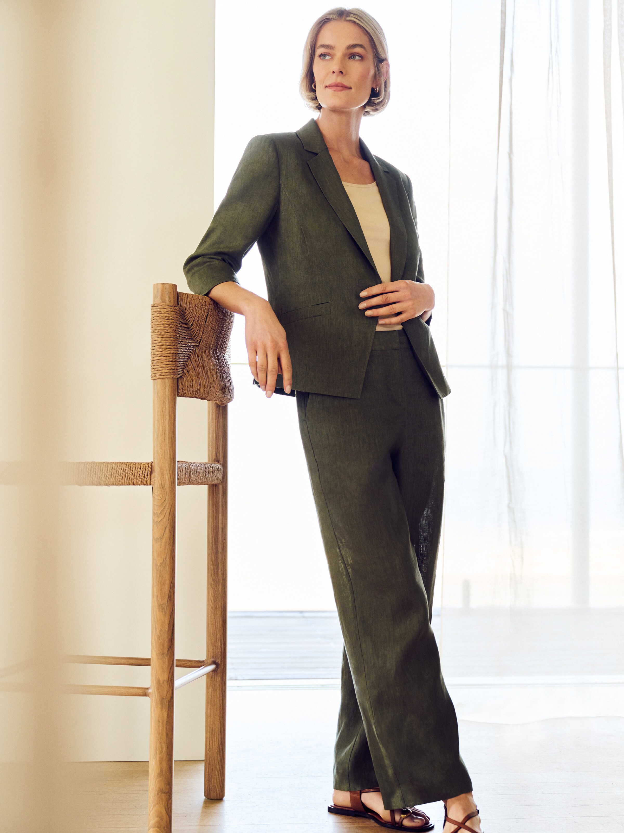 Full Length Linen Pant