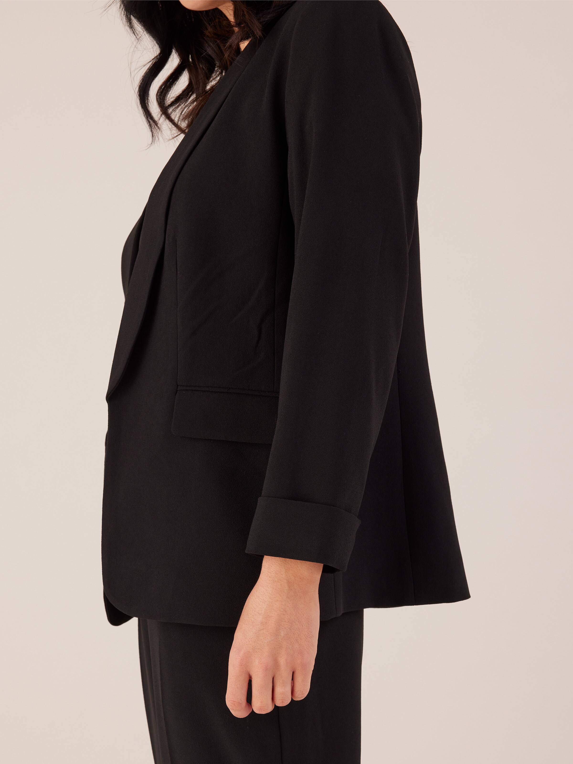 3/4 Sleeve Crepe Blazer – Trinity Clothing