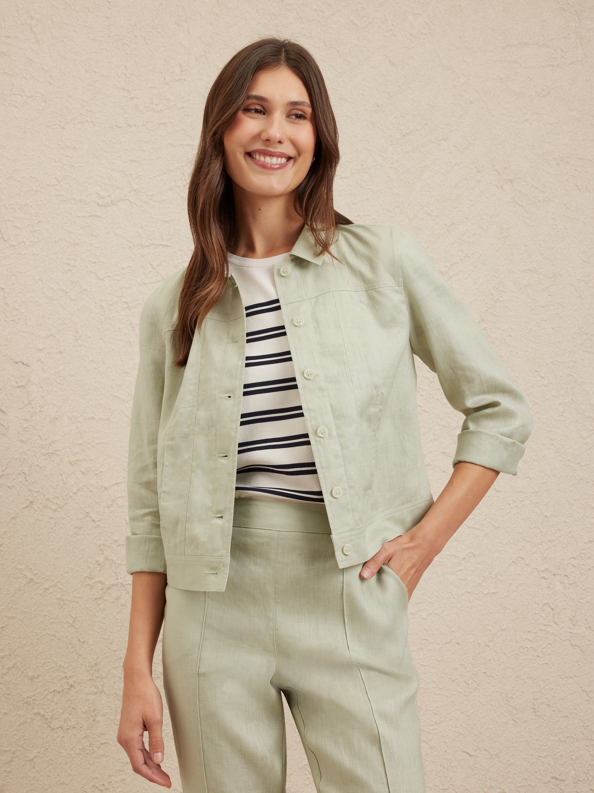 Nadia Linen Jacket