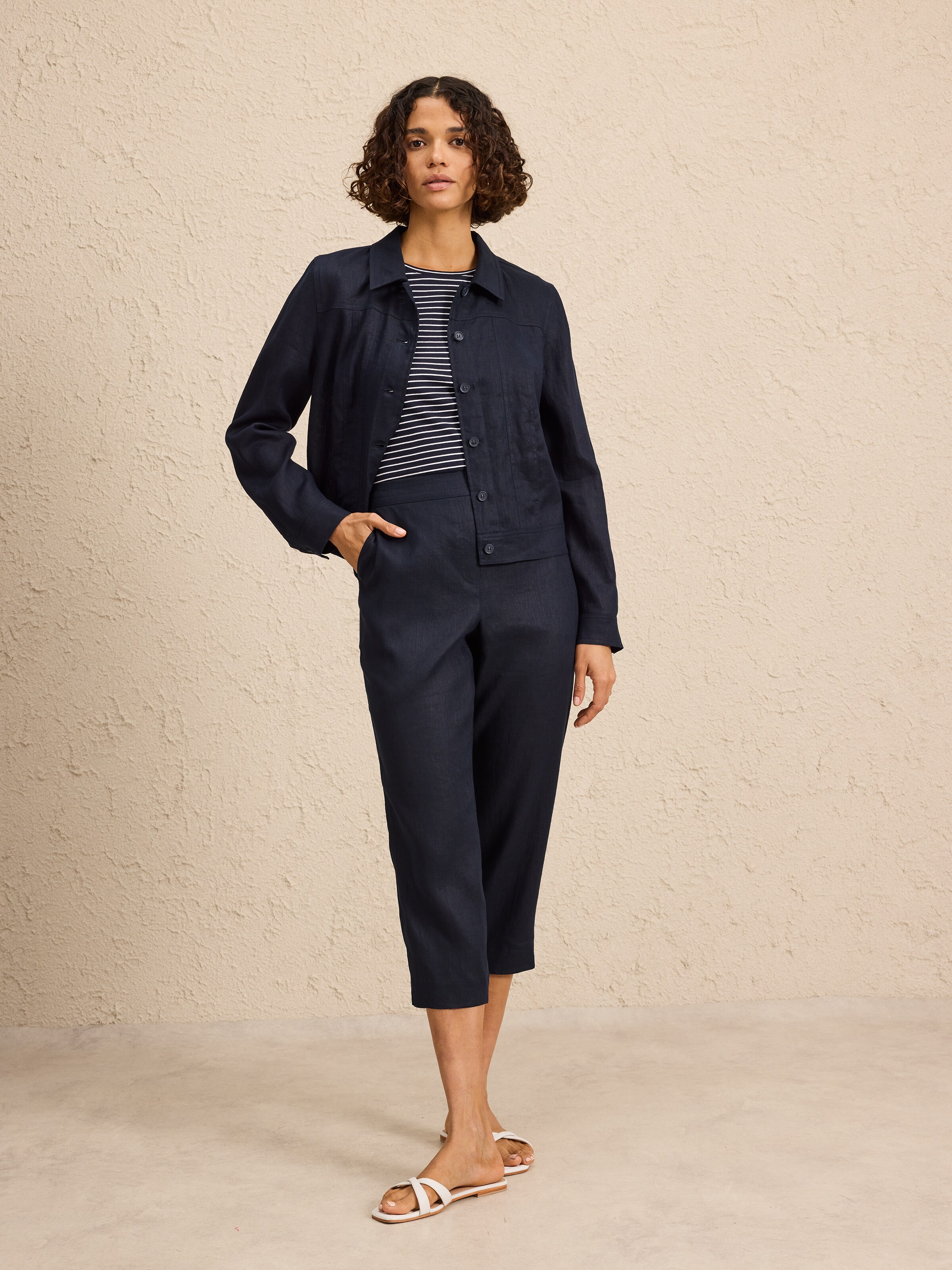 Nadia Linen Jacket