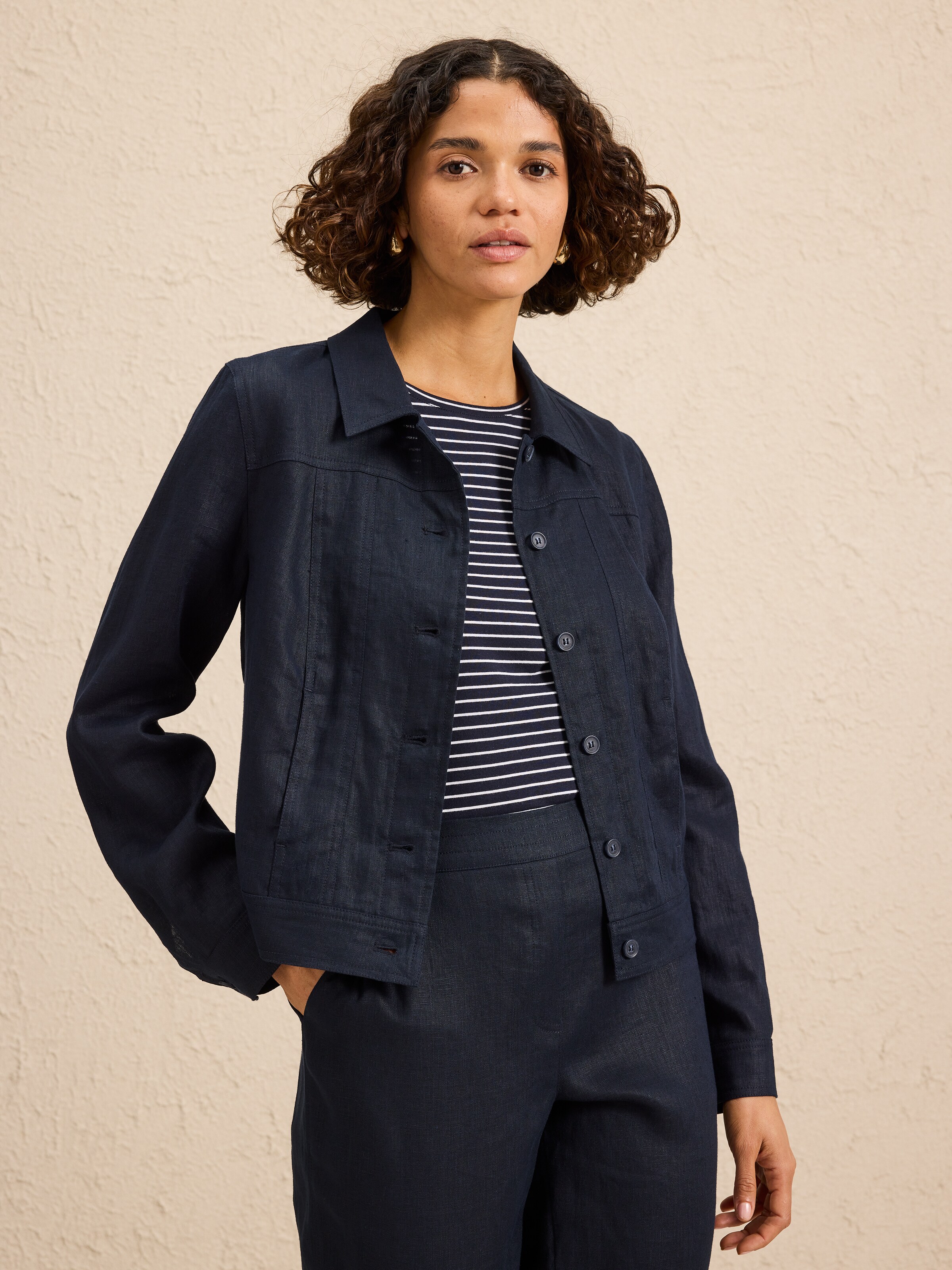 Nadia Linen Jacket