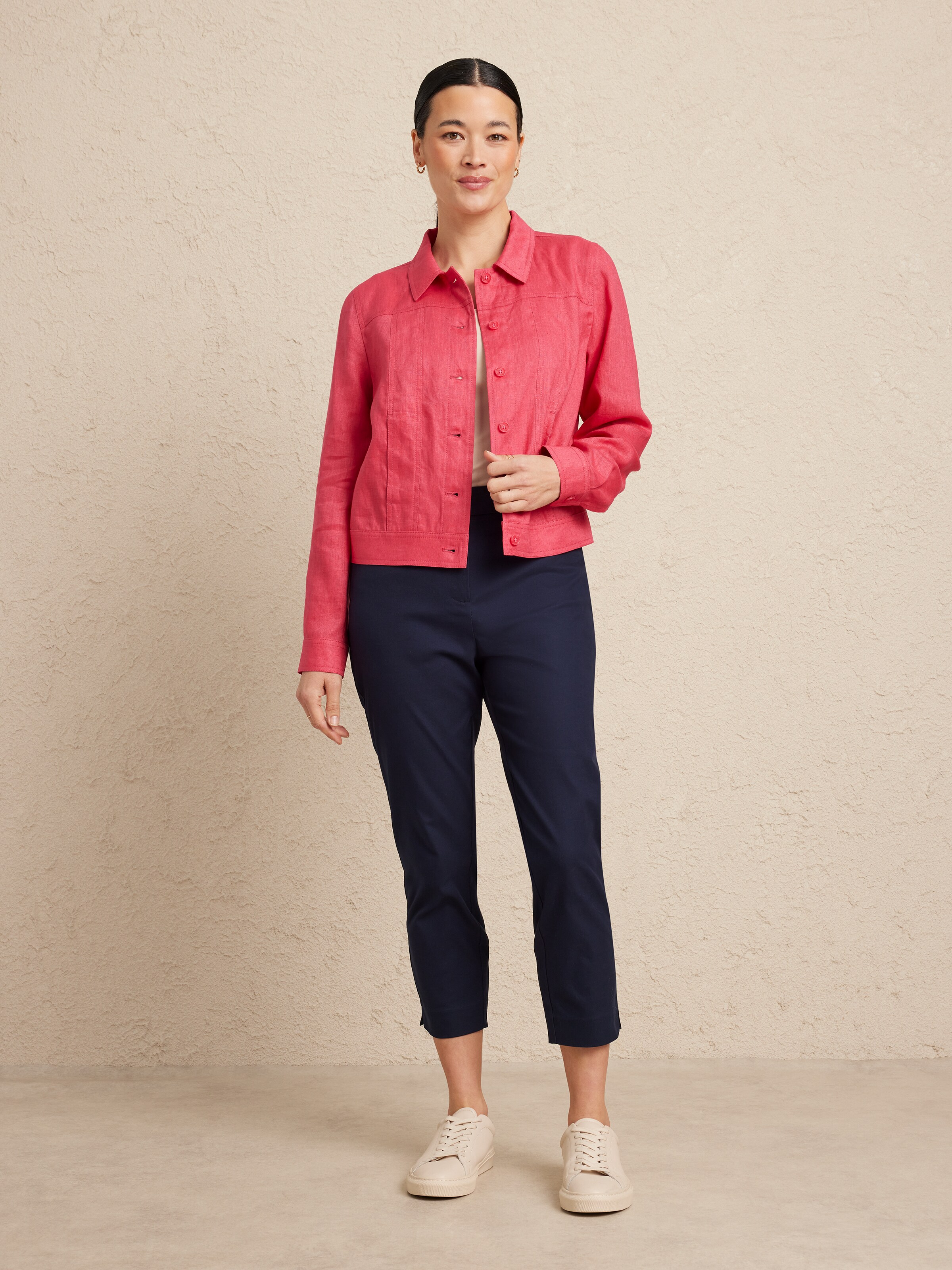 Nadia Linen Jacket