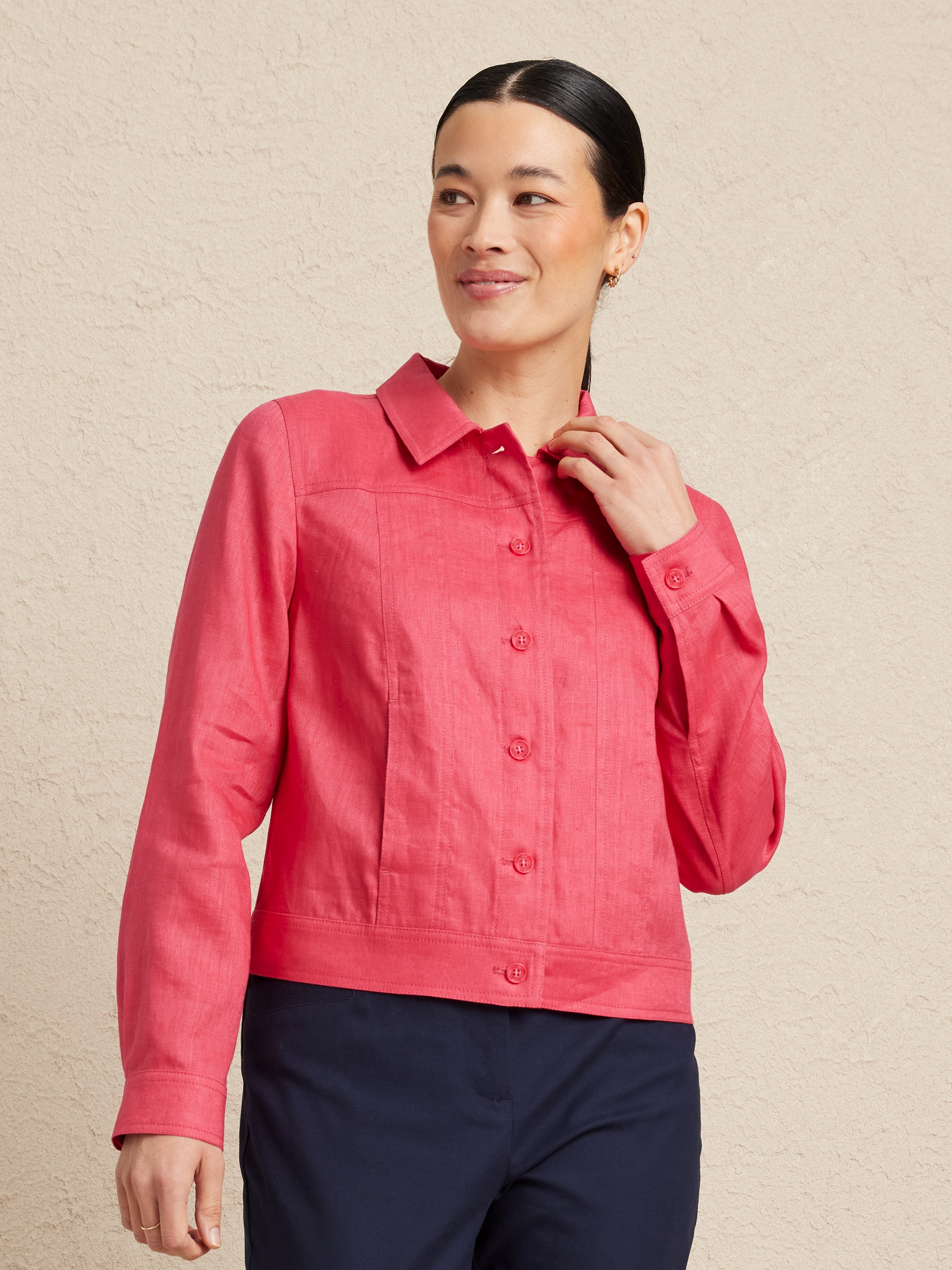 Nadia Linen Jacket