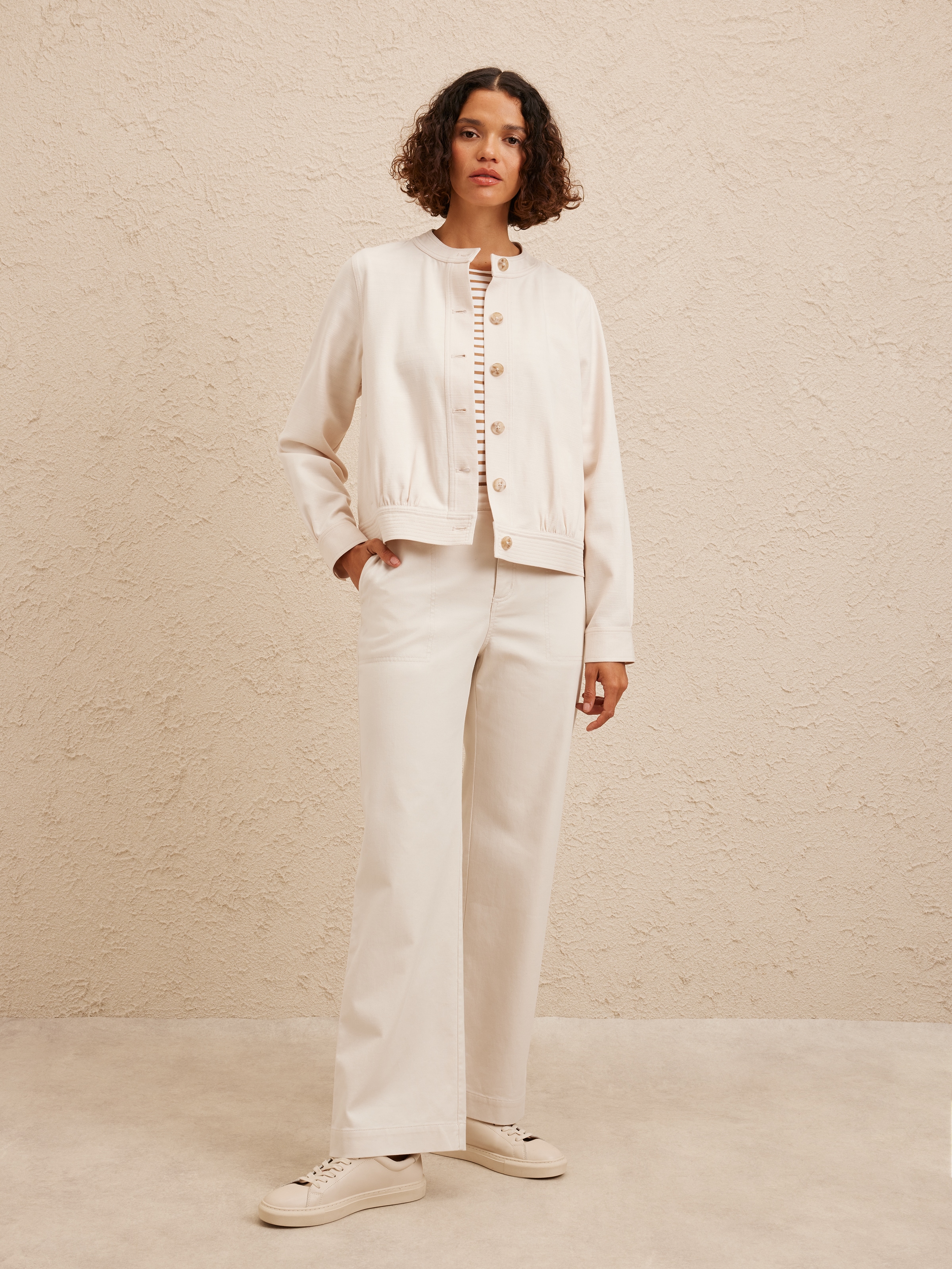 Cotton Tencel Casual Jacket