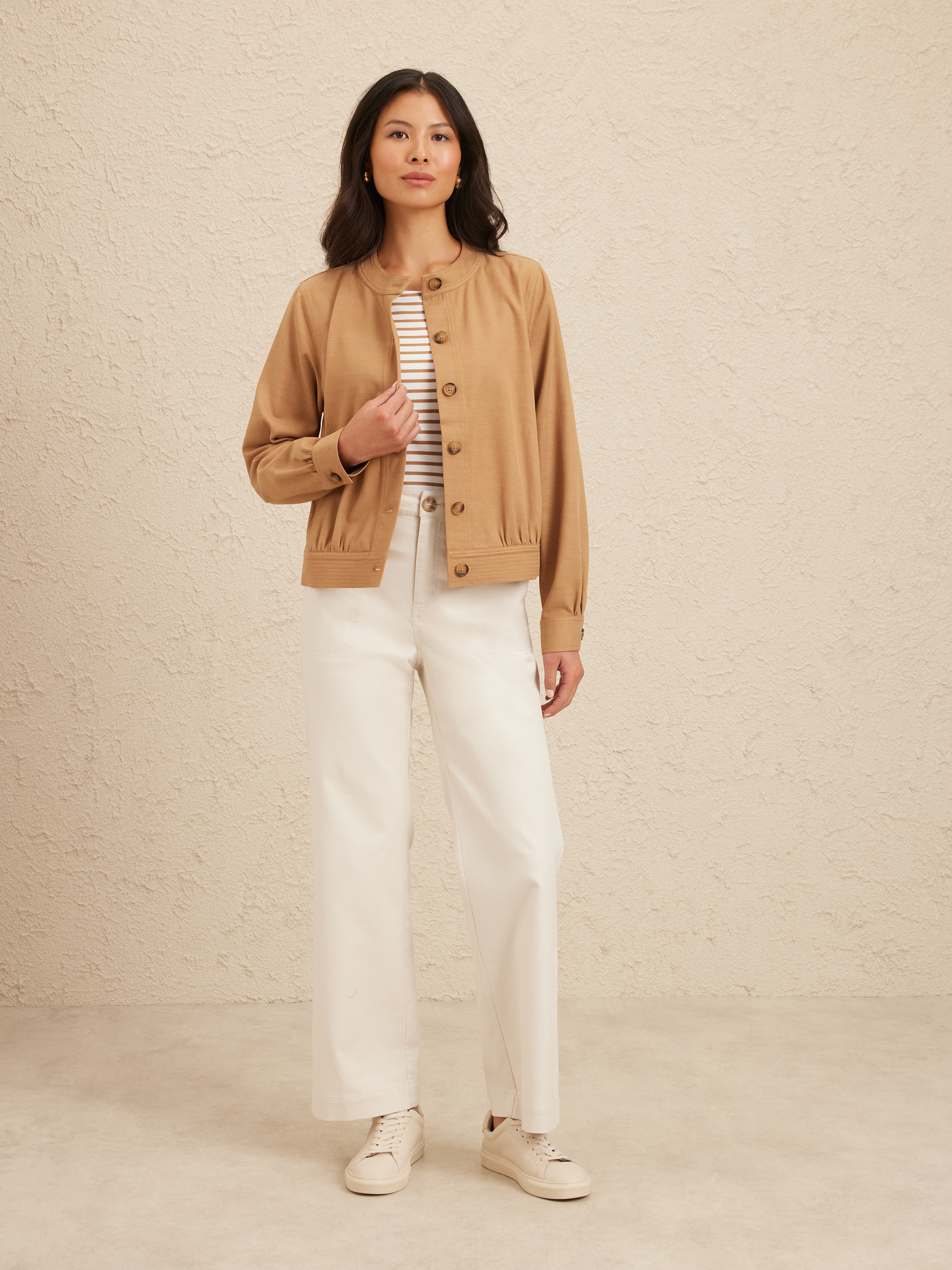 Cotton Tencel Casual Jacket
