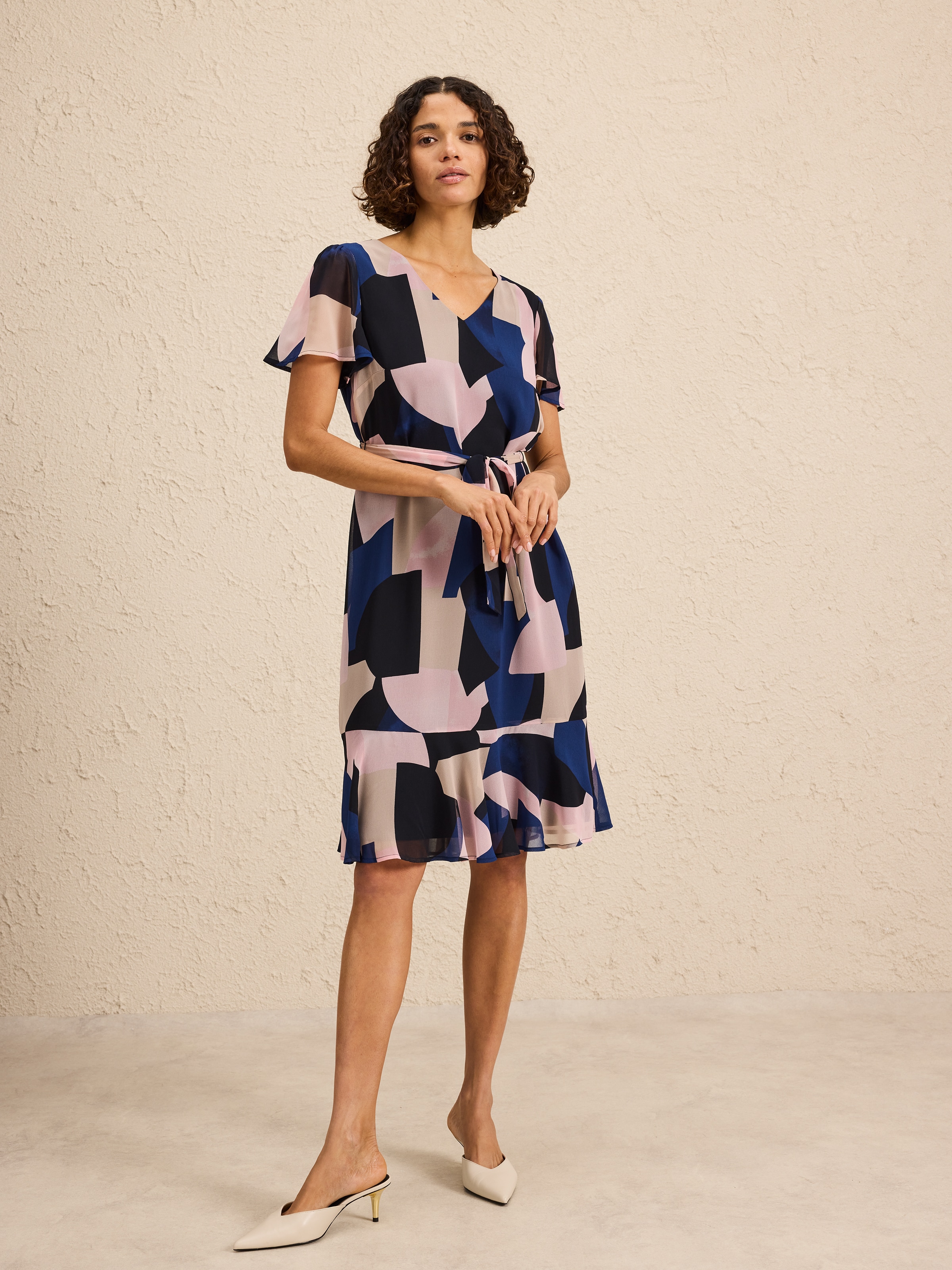Kyla Frill Hem Tunic Dress