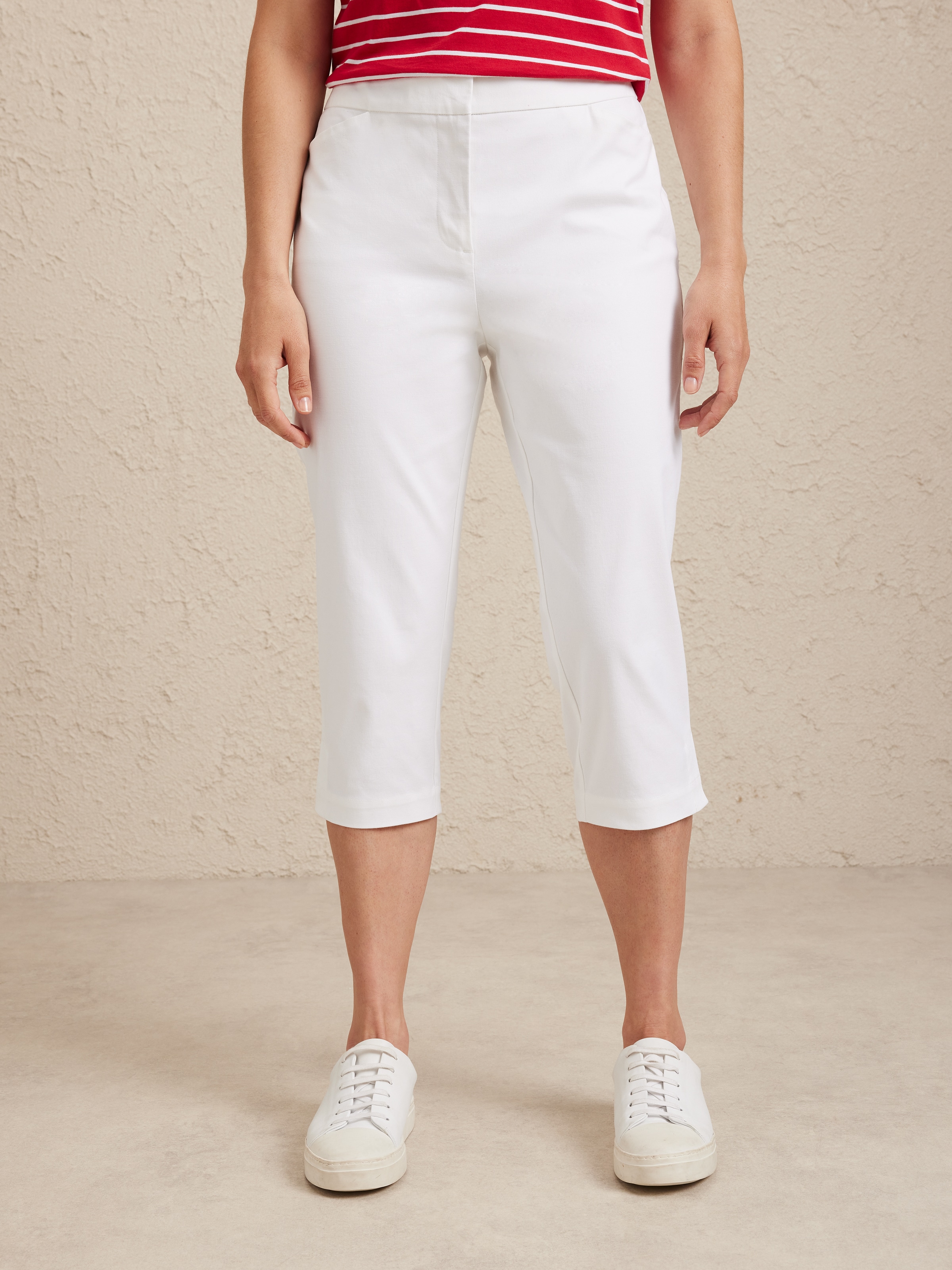 Bree Oxford Cropped Pant