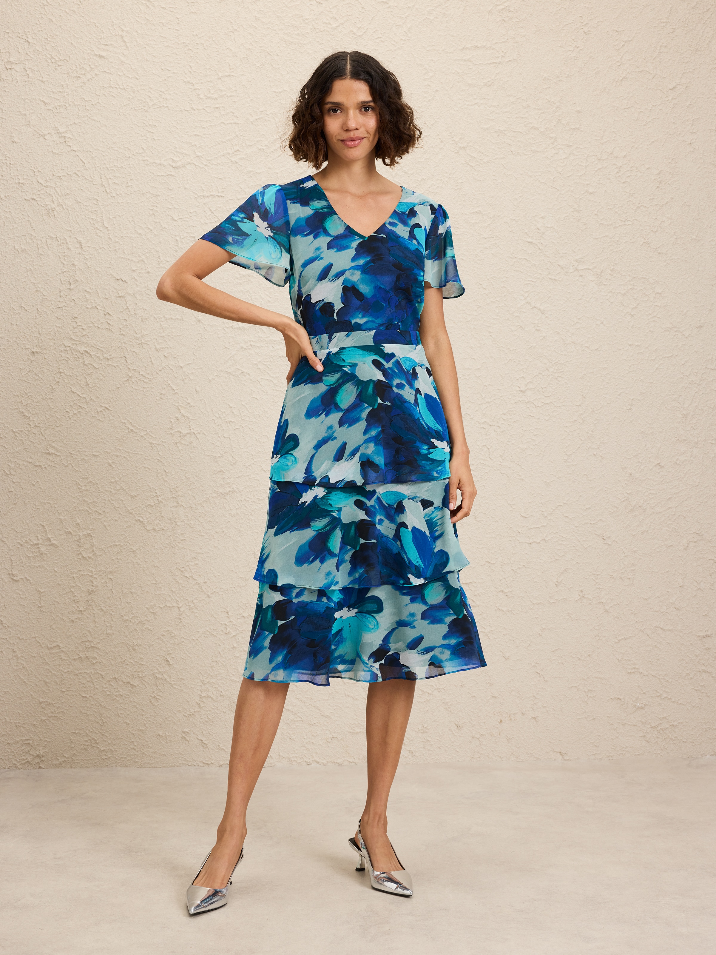 Teresa Tiered Midi Dress