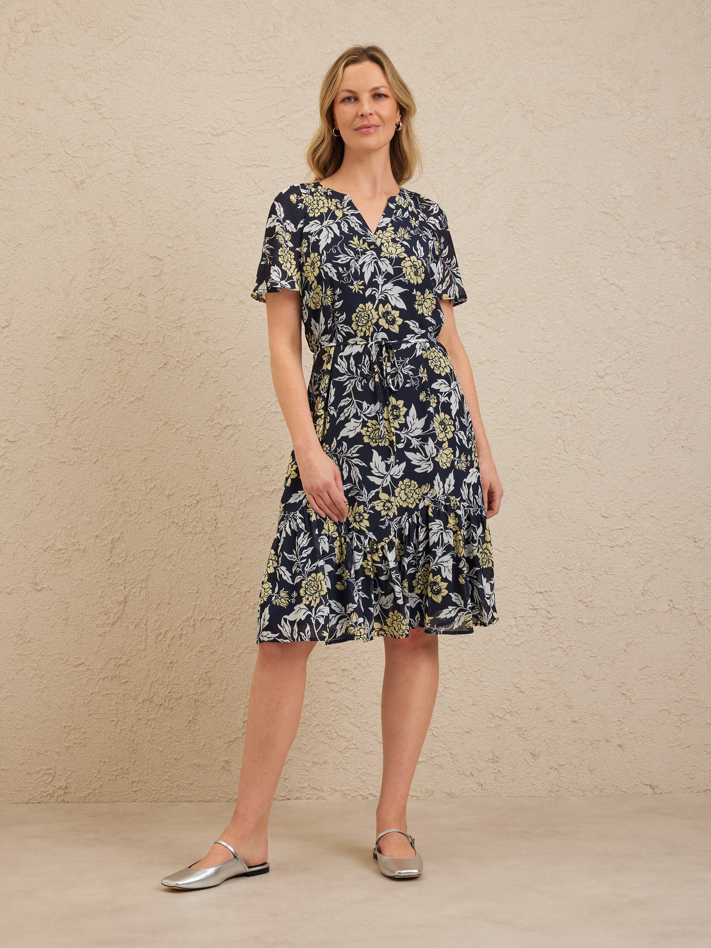 Nina Frill Hem Dress