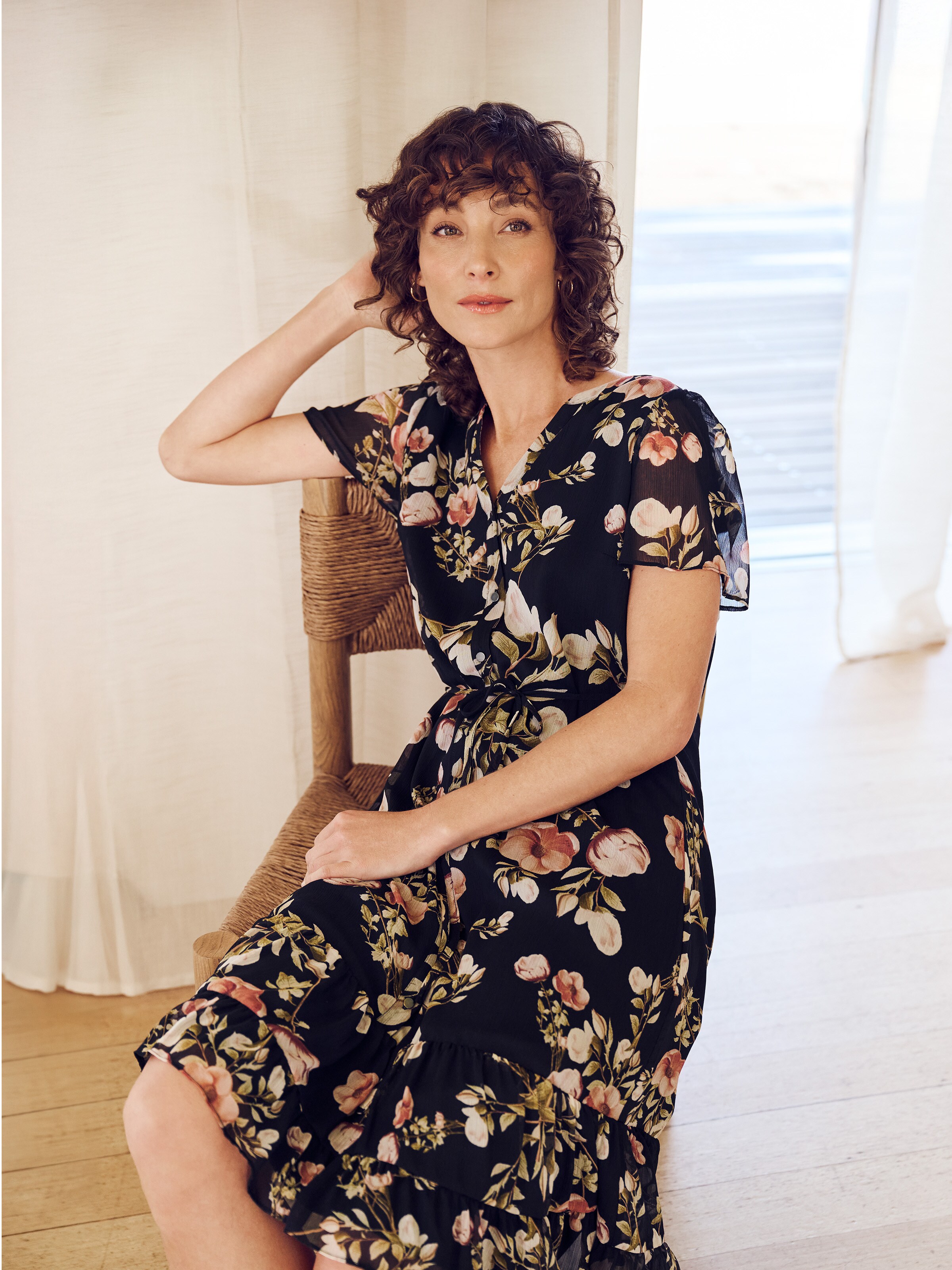 Felicity Frill Hem Dress