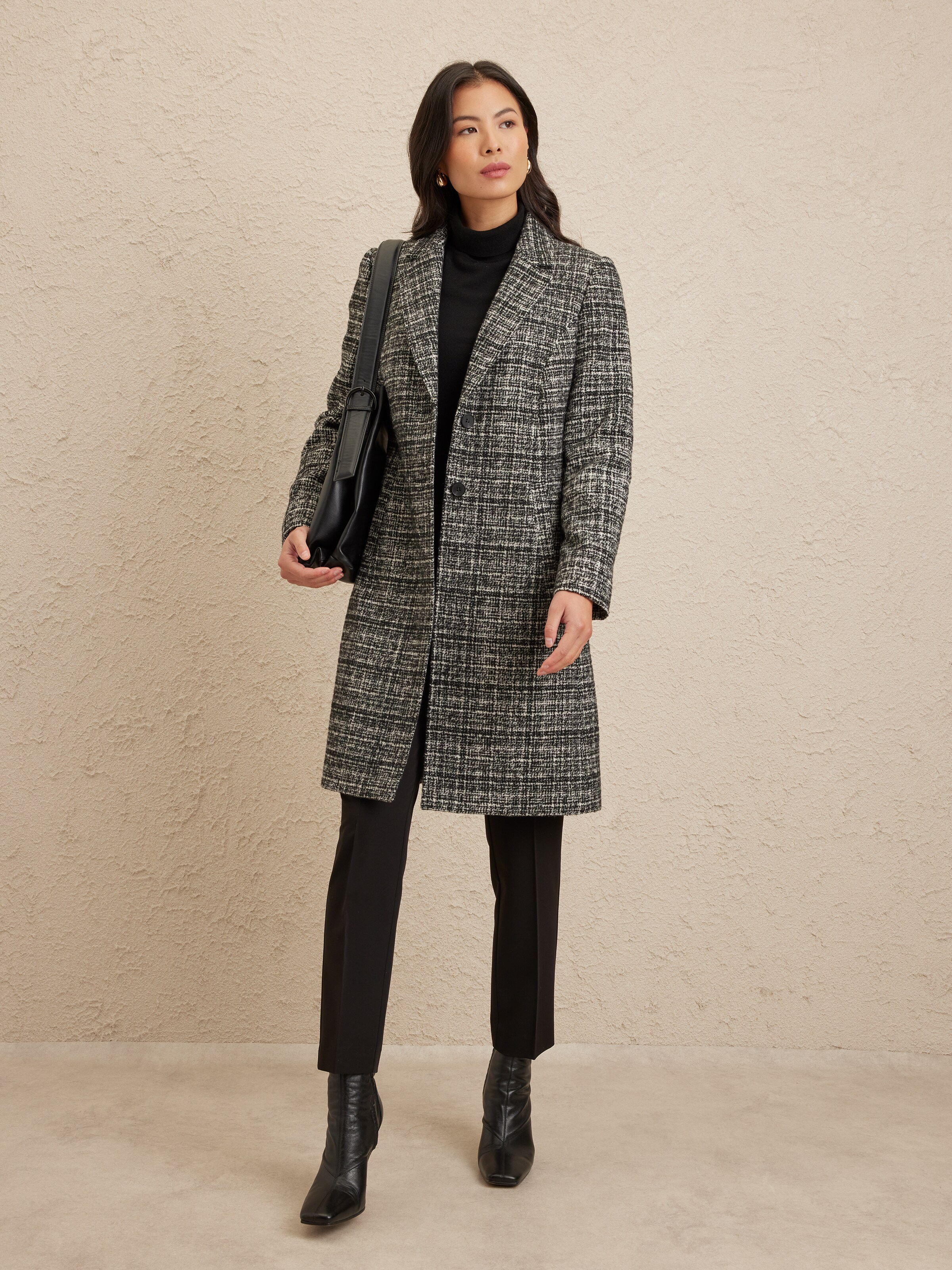 Textured Hepburn Coat