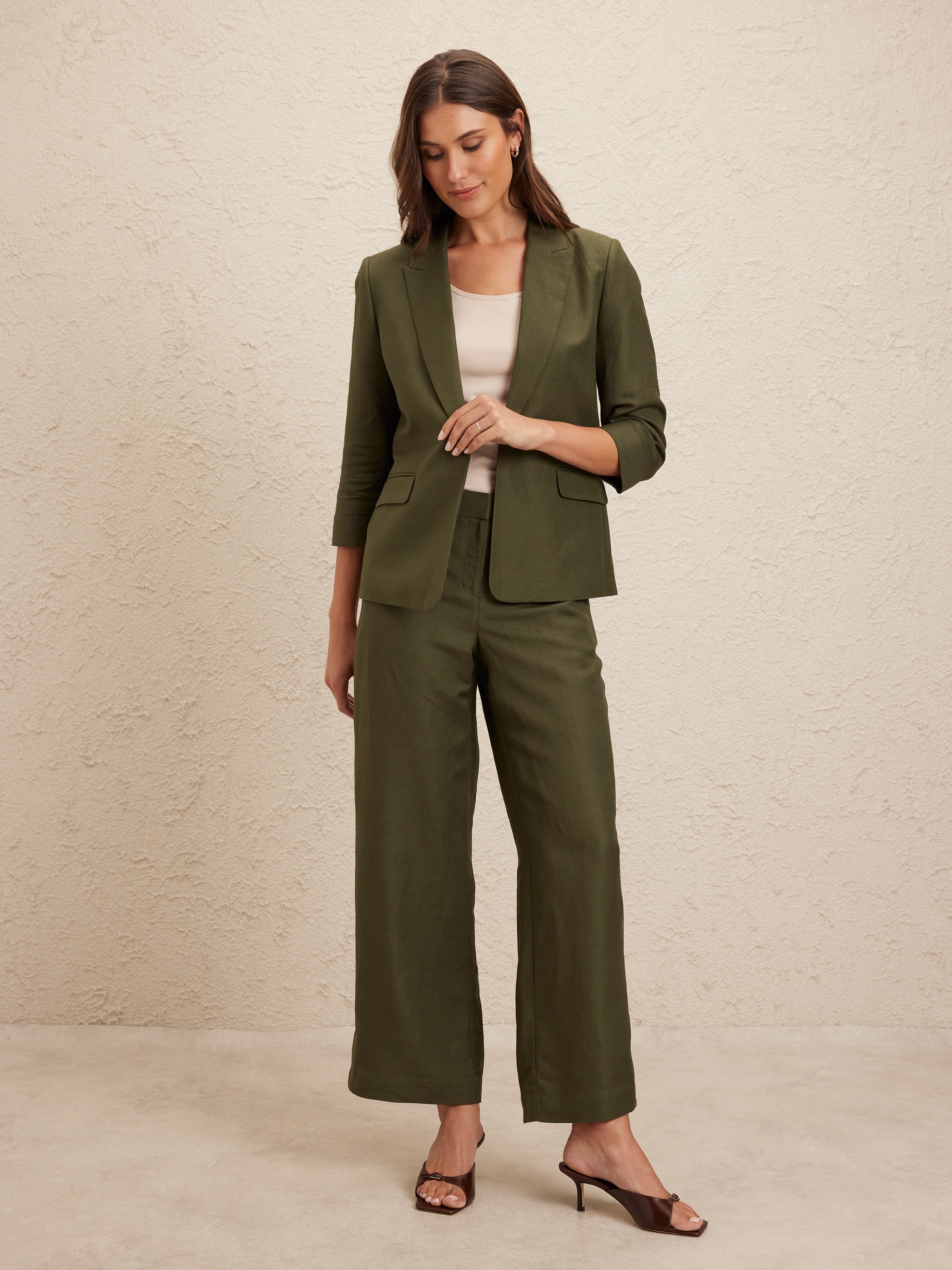 Piper Linen Viscose Blazer