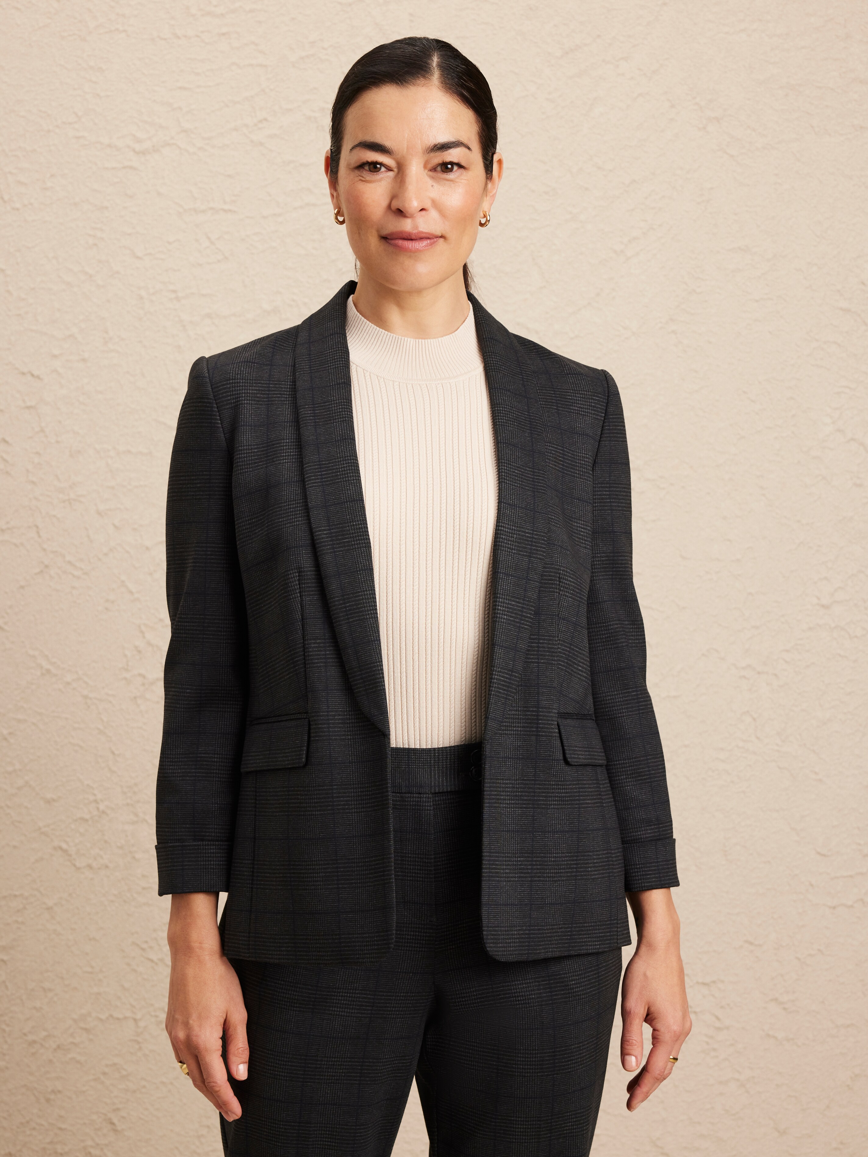 Delany Ponte Long Blazer