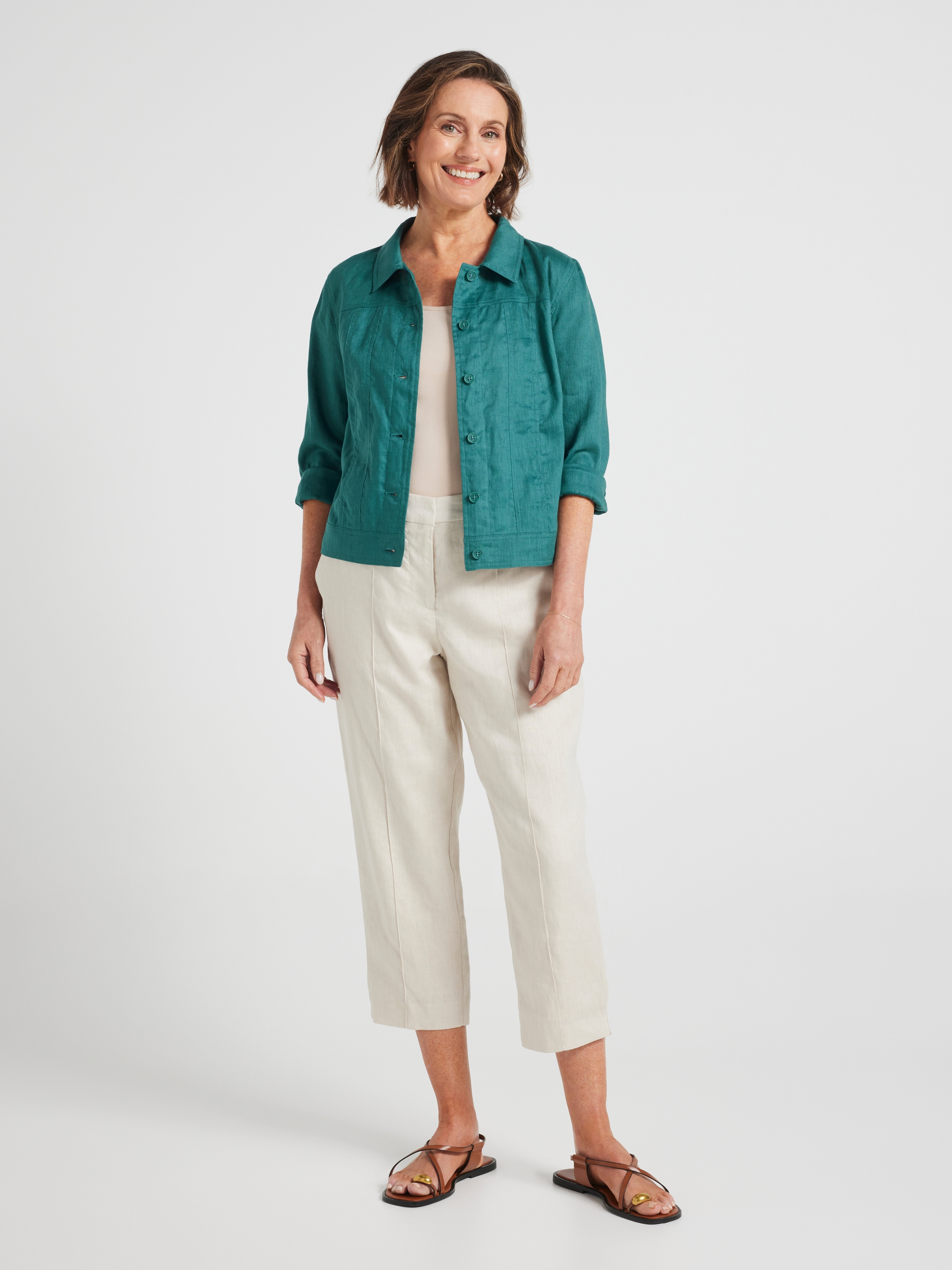 Nadia Linen Jacket