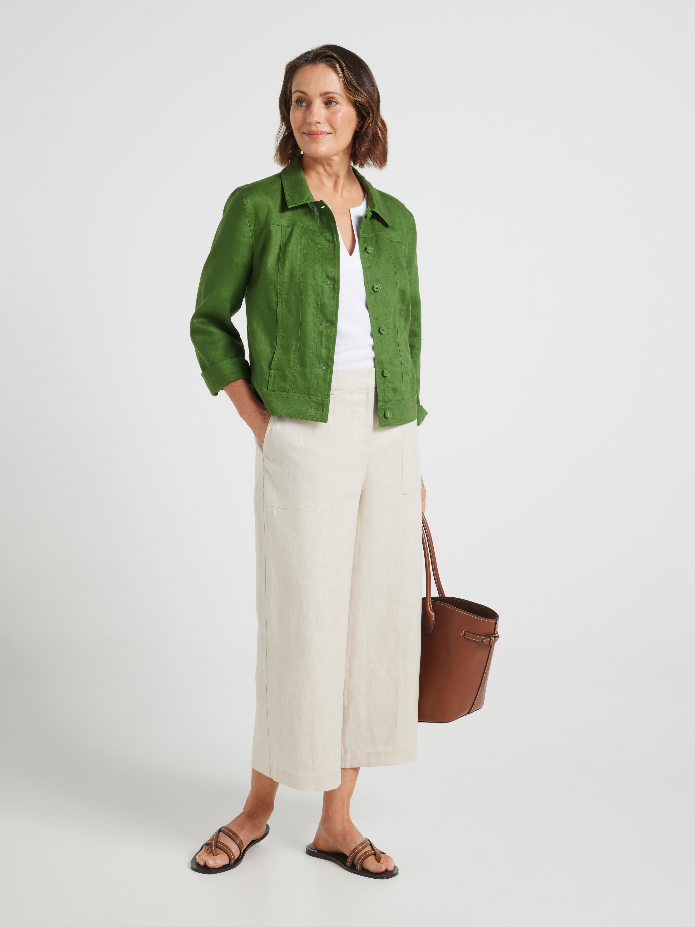 Nadia Linen Jacket