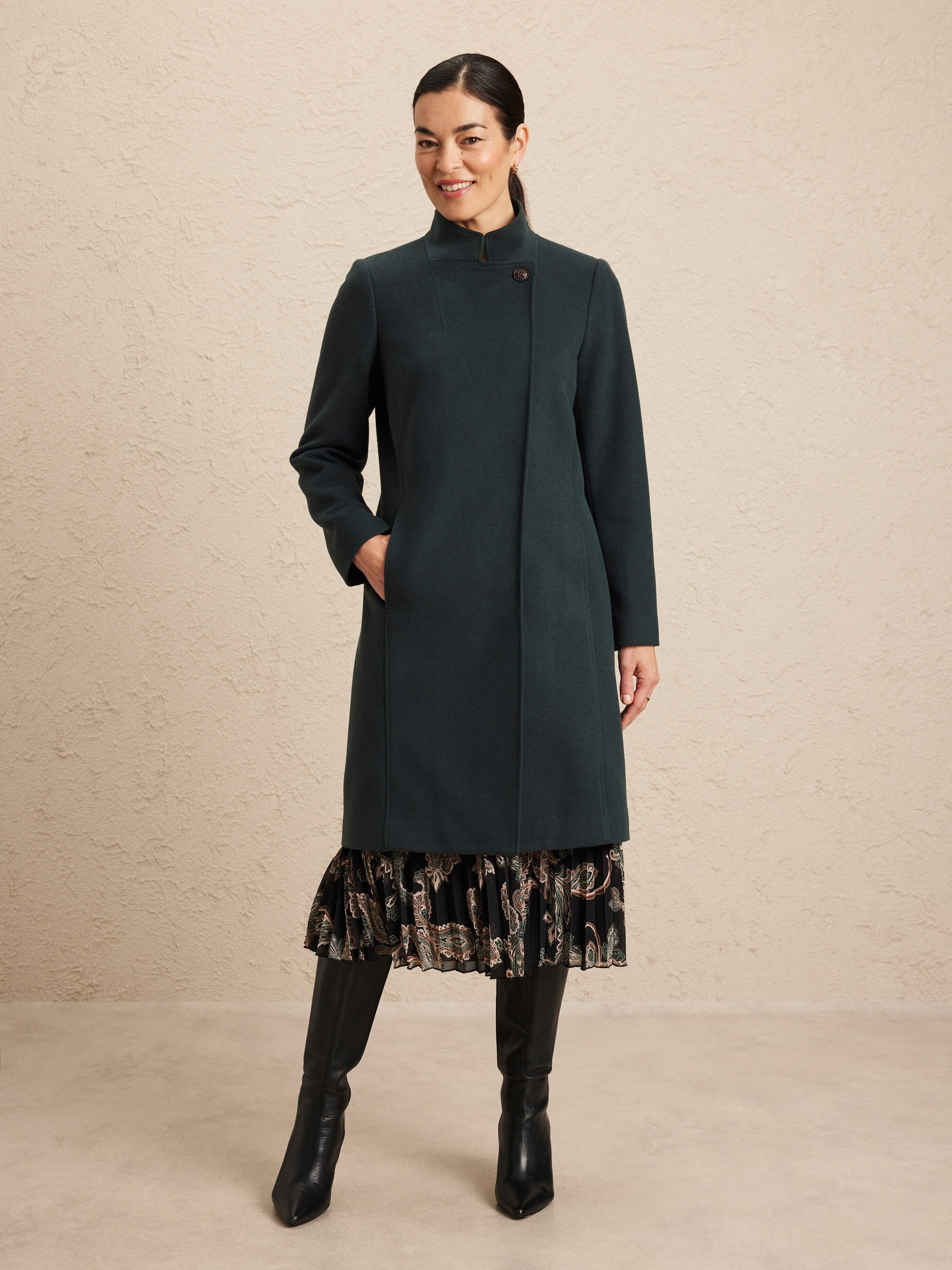 Willow Funnel Neck Coat