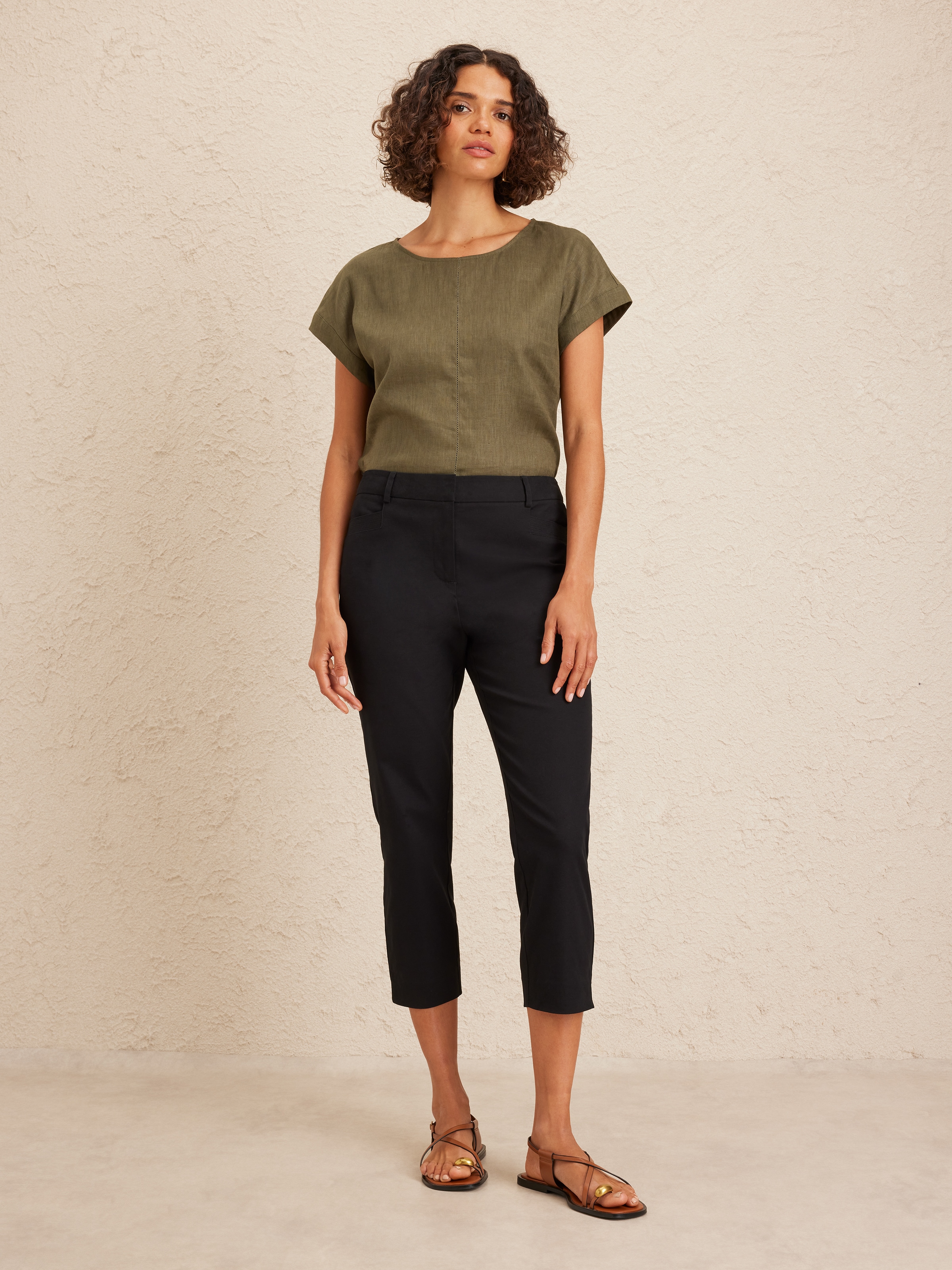 Oxford Capri Pant