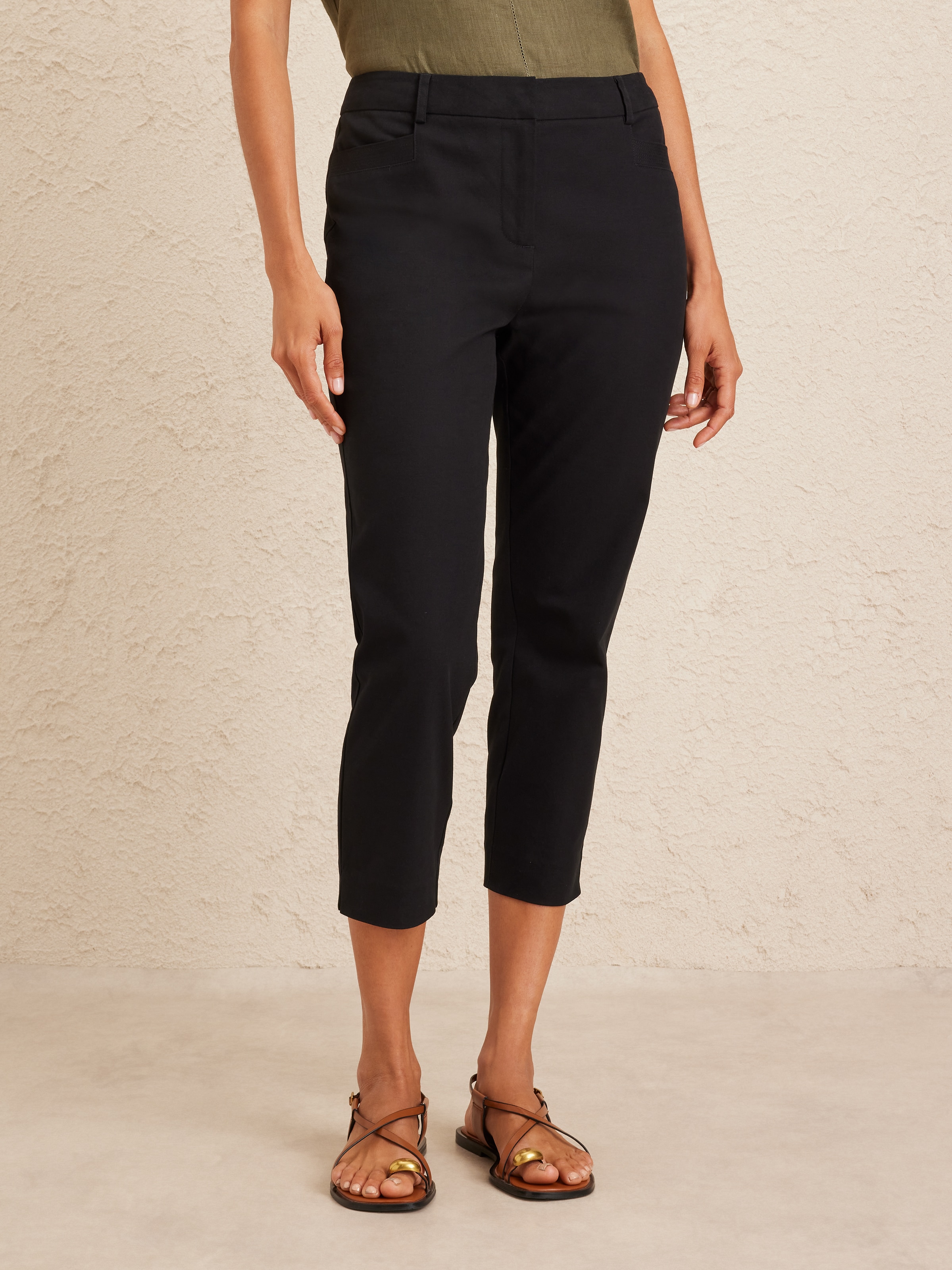 Oxford Capri Pant