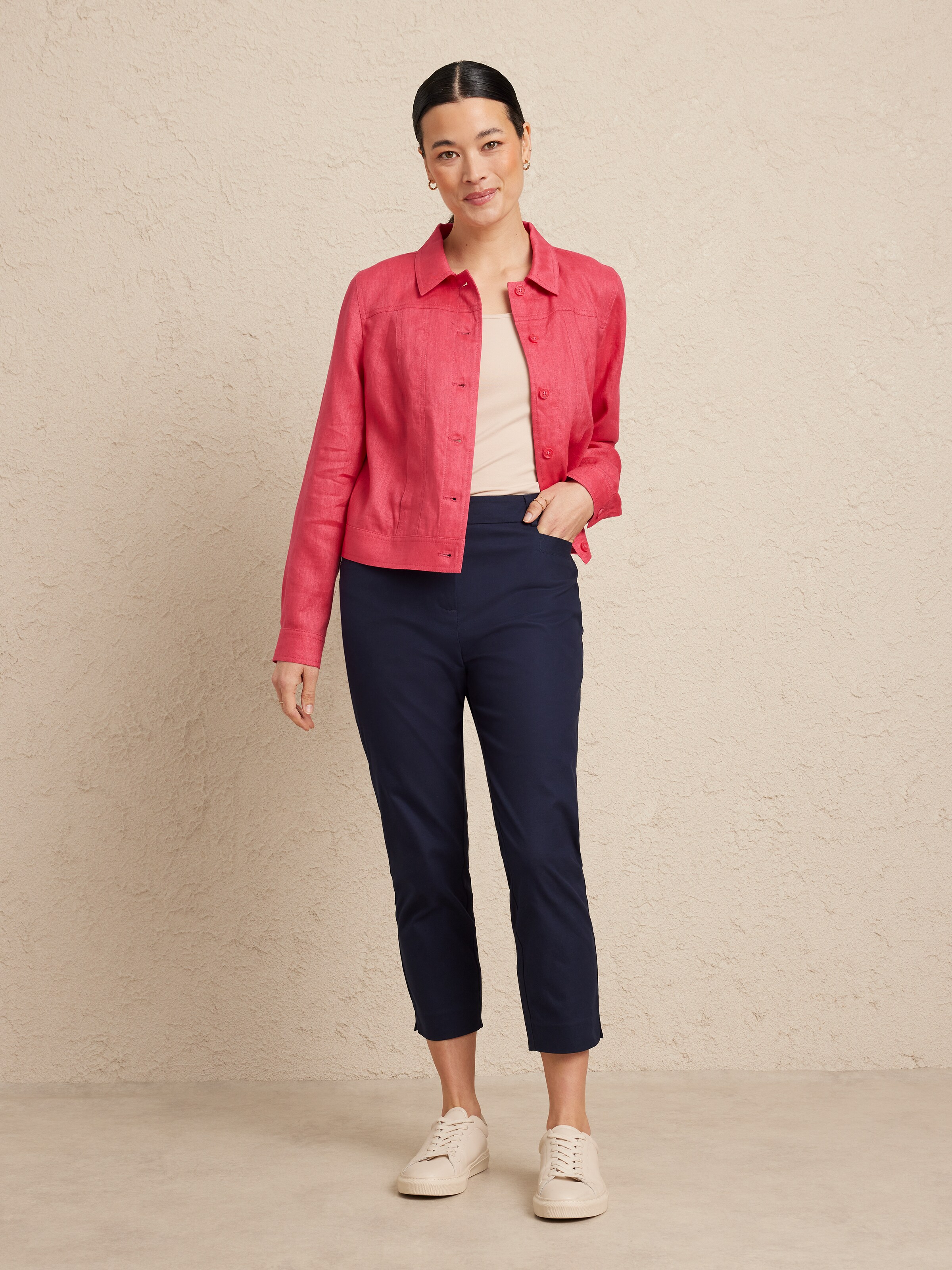 Oxford Capri Pant