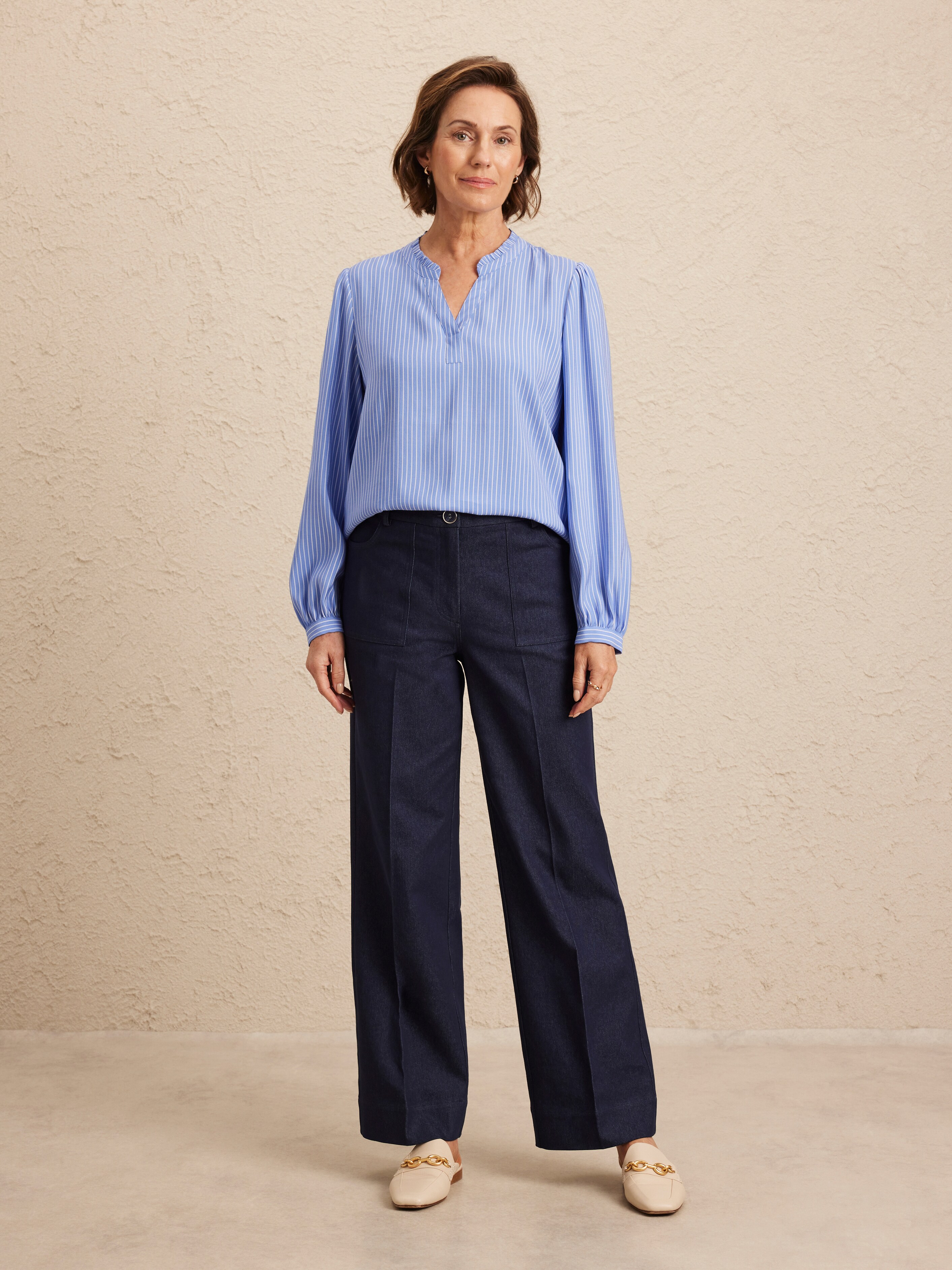 Tilly Denim Patch Pocket Pant
