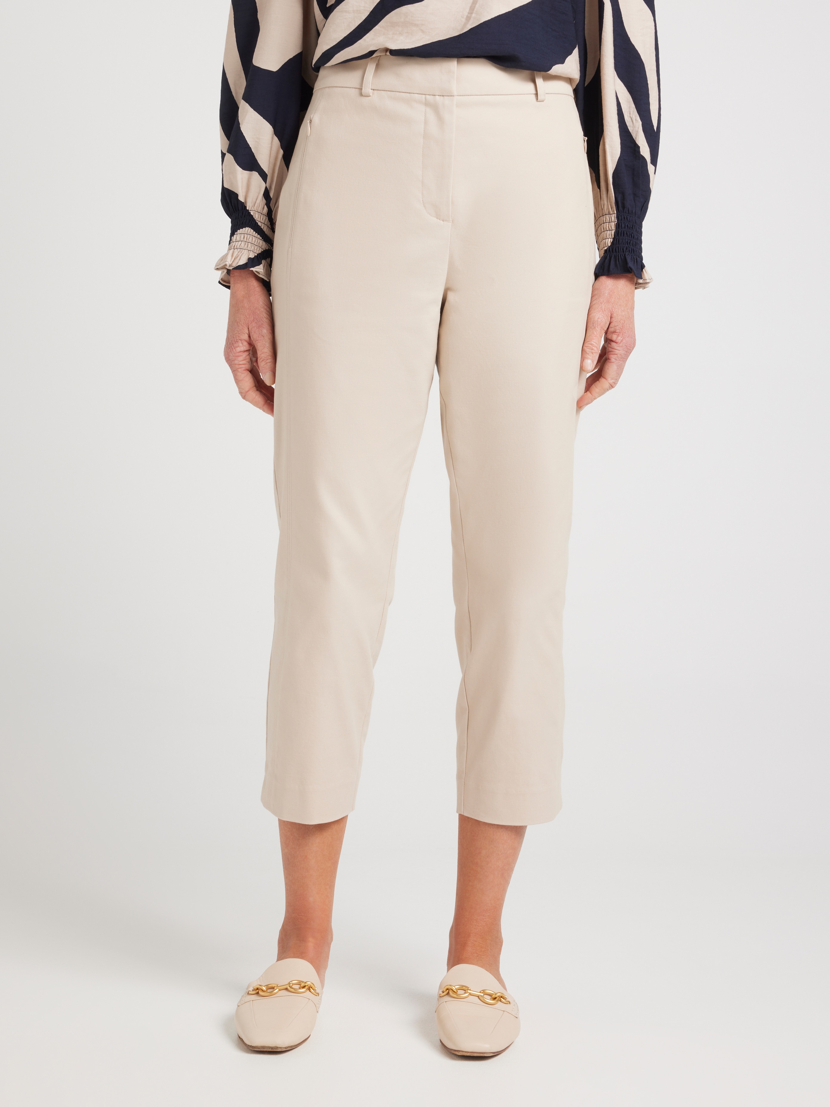 Camille Oxford Capri Pant